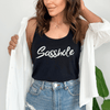 Sasshole® Bold Script Women's Tank Top - Confidently Chic - Funny Graphic Tee by Sasshole® Clothing