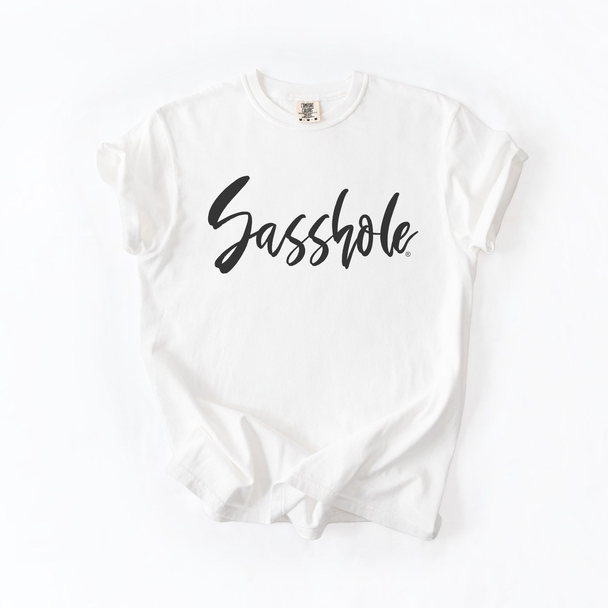 Sasshole® Classic Logo T-Shirt – Bold Women’s Graphic Tee – Funny & Fierce Comfort Fit Statement Shirt - Funny Graphic Tee by Sasshole® Clothing