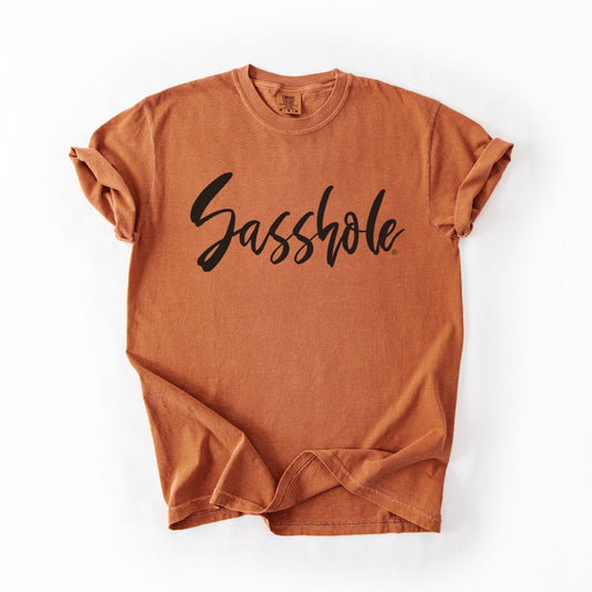 Sasshole® Classic Logo T-Shirt – Bold Women’s Graphic Tee – Funny & Fierce Comfort Fit Statement Shirt - Funny Graphic Tee by Sasshole® Clothing