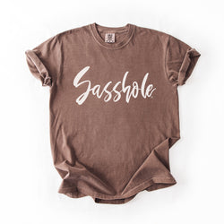 Image of Sasshole® Classic Logo T-Shirt – Bold Women’s Graphic Tee – Funny & Fierce Comfort Fit Statement Shirt - Funny Graphic Tee by Sasshole® Clothing