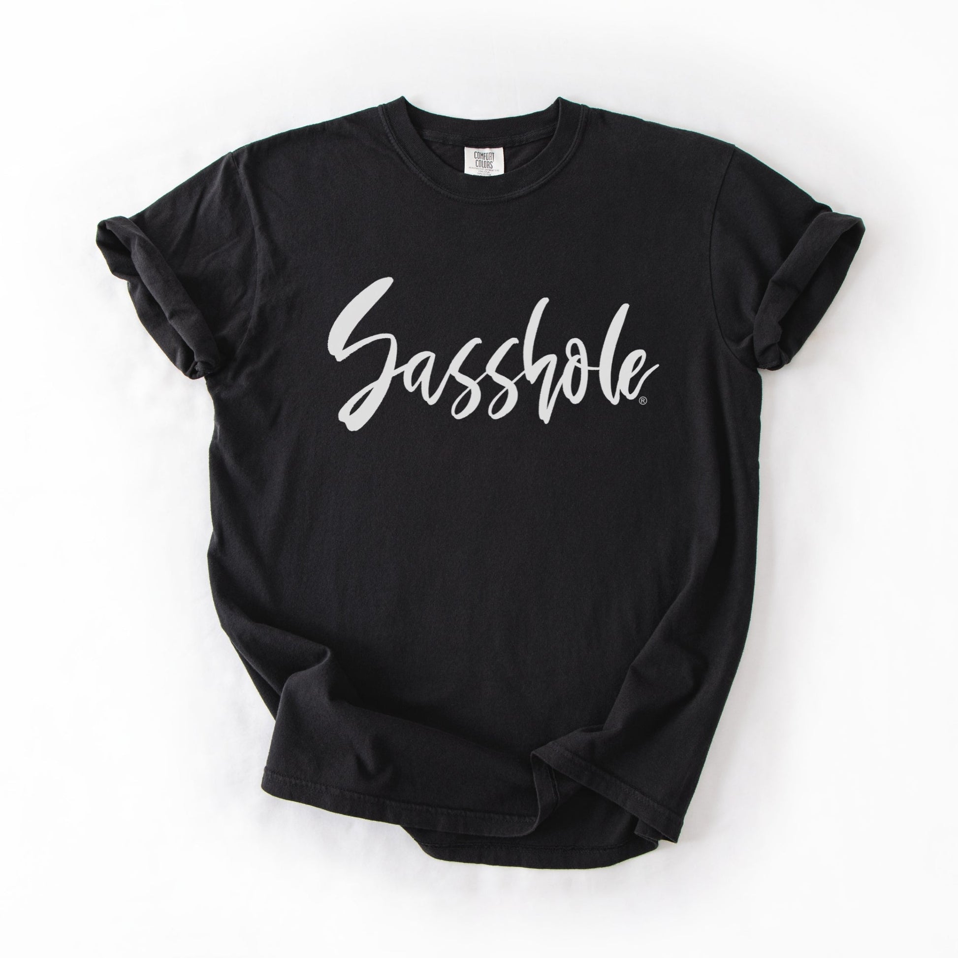 Sasshole® Classic Logo T-Shirt – Bold Women’s Graphic Tee – Funny & Fierce Comfort Fit Statement Shirt - Funny Graphic Tee by Sasshole® Clothing