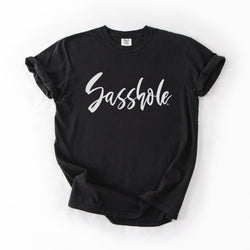 Image of Sasshole® Classic Logo T-Shirt – Bold Women’s Graphic Tee – Funny & Fierce Comfort Fit Statement Shirt - Funny Graphic Tee by Sasshole® Clothing