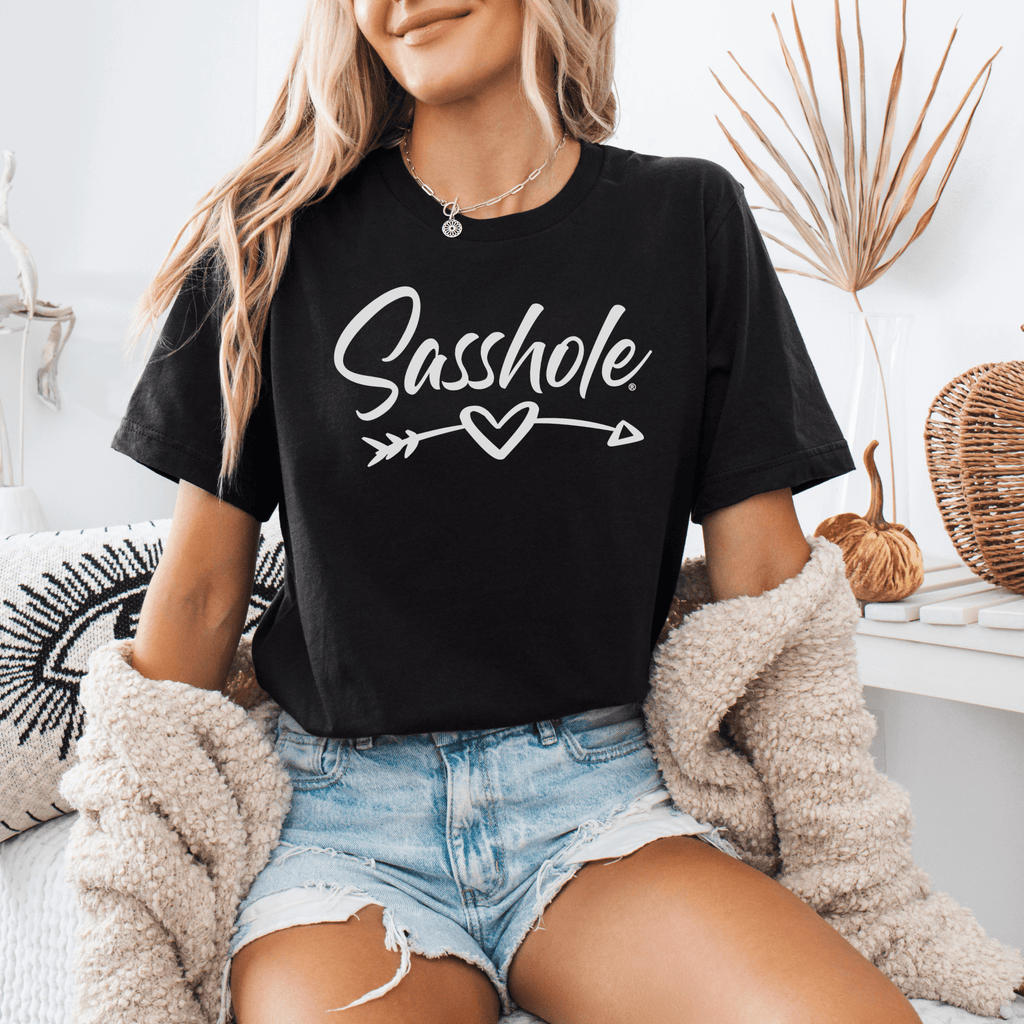 Sasshole® Love: Attitude Meets Fashion with this Women's Trendy Tee - Funny Graphic Tee by Sasshole® Clothing