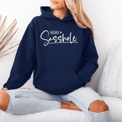 Image of Sasshole® Mama Mode: Bold Mom Hoodies - Funny Graphic Tee by Sasshole® Clothing