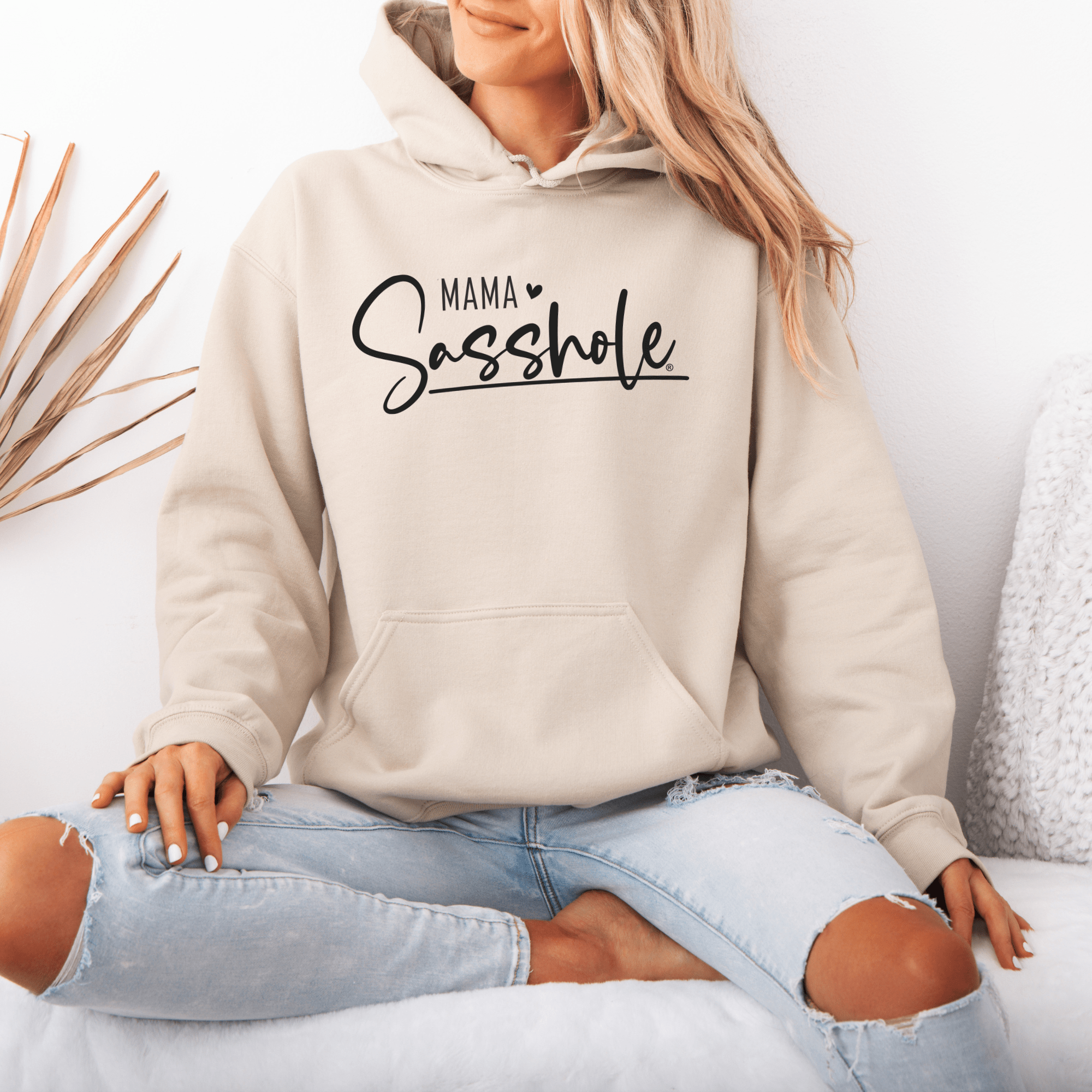 Image of Sasshole® Mama Mode: Bold Mom Hoodies - Funny Graphic Tee by Sasshole® Clothing