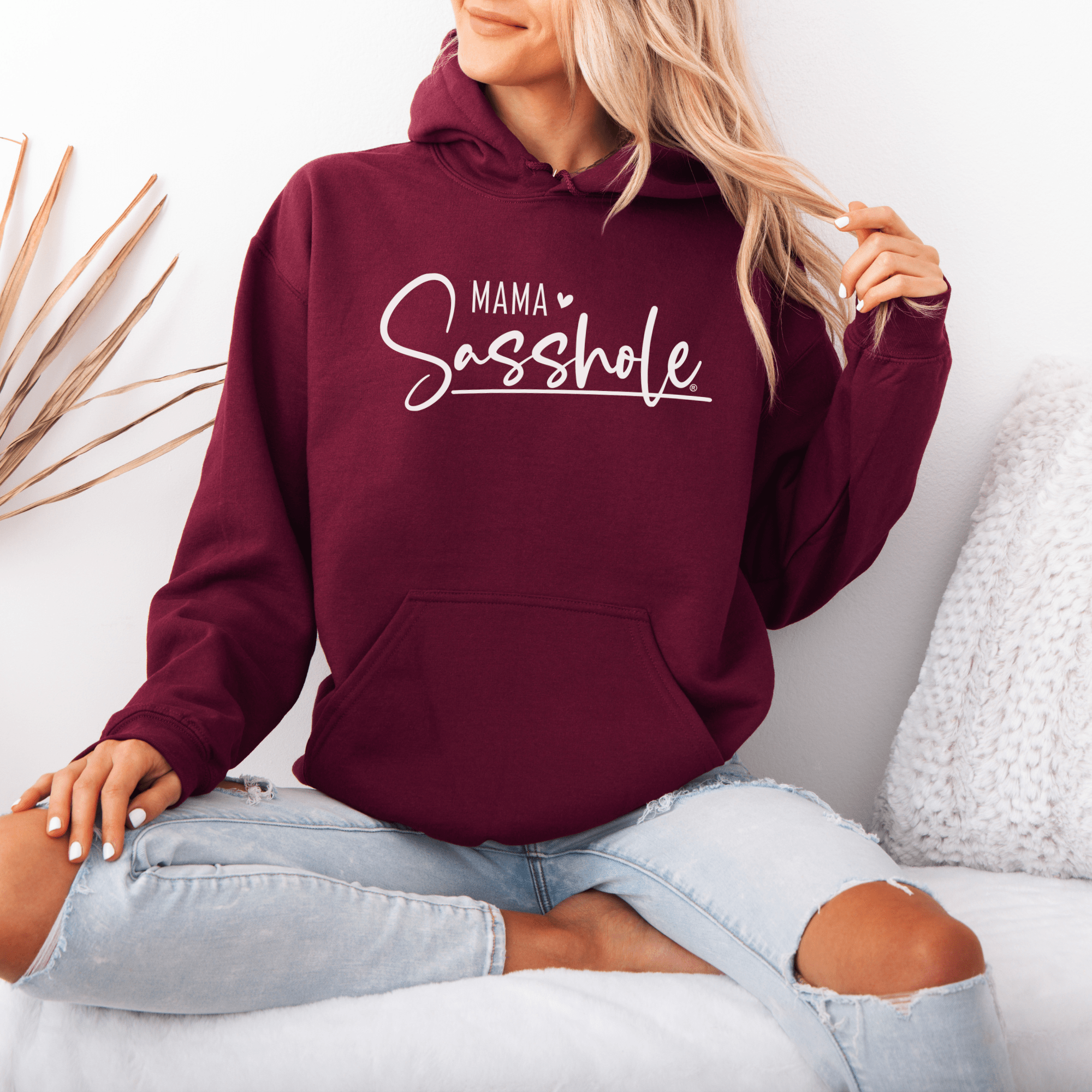Image of Sasshole® Mama Mode: Bold Mom Hoodies - Funny Graphic Tee by Sasshole® Clothing