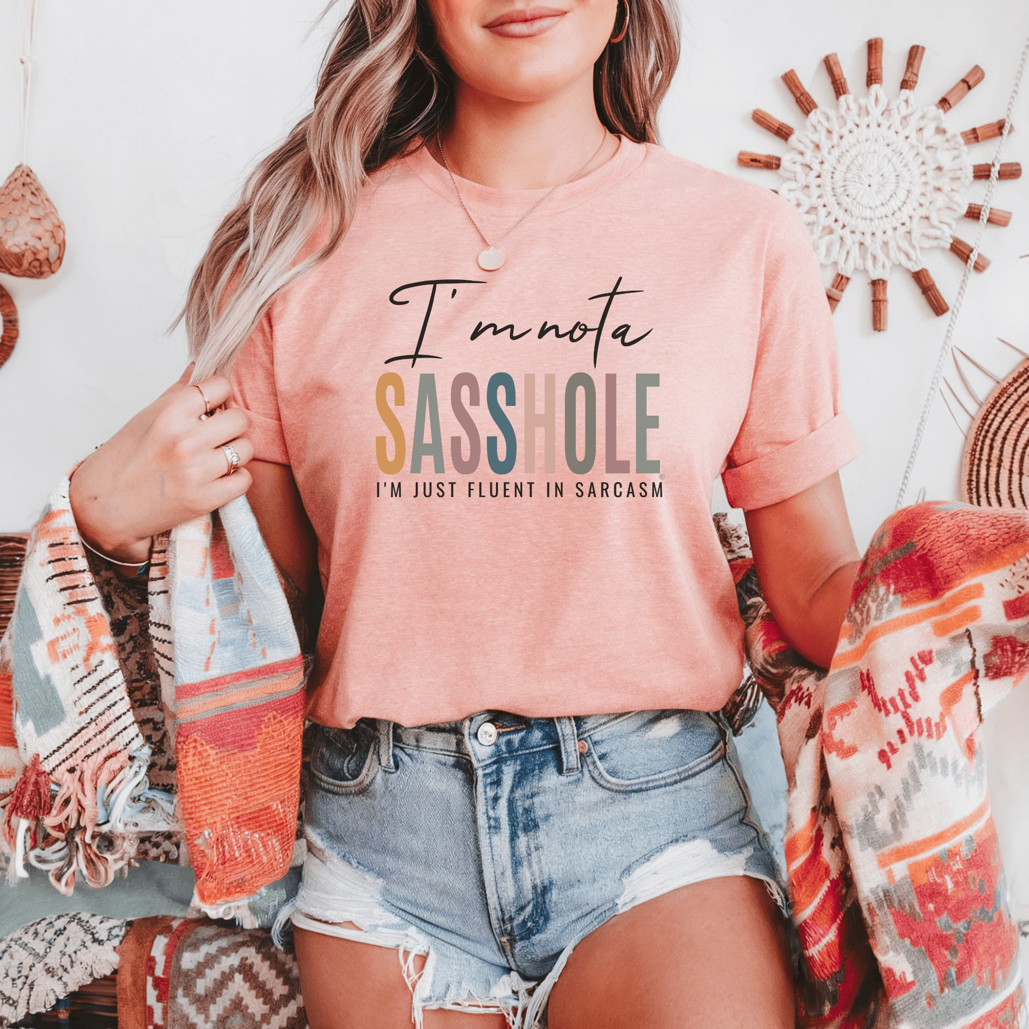 Image of Sasshole® Sarcasm Extraordinaire Tee: Mastery Unveiled Women's Shirt - Funny Graphic Tee by Sasshole® Clothing