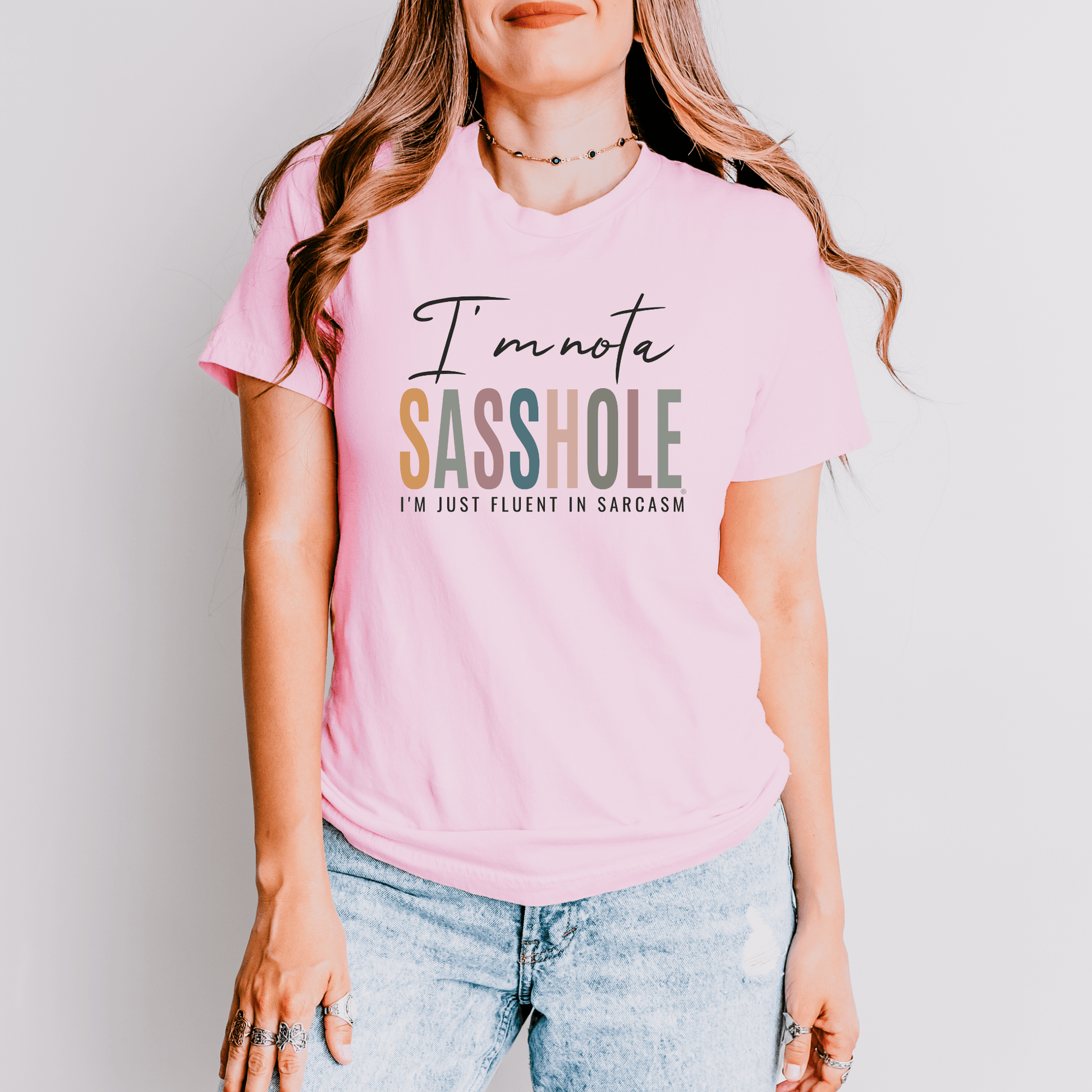 Sasshole® Sarcasm Extraordinaire Tee: Mastery Unveiled Women's Shirt - Funny Graphic Tee by Sasshole® Clothing