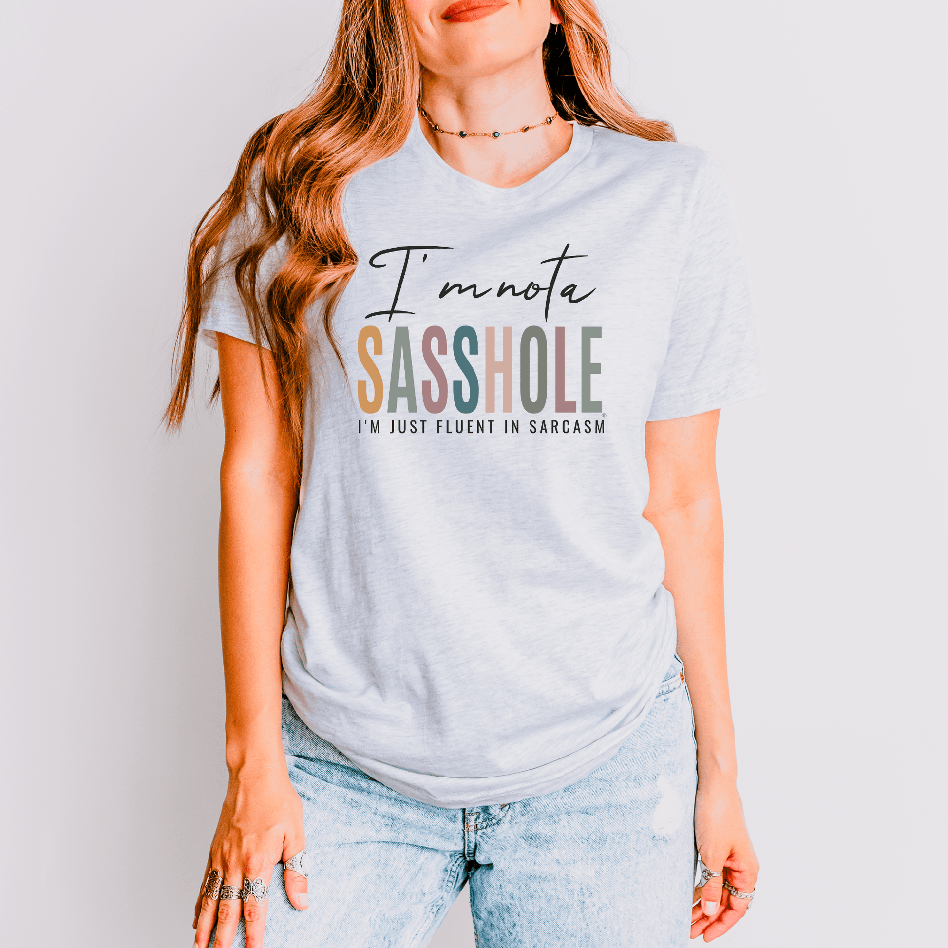 Sasshole® Sarcasm Extraordinaire Tee: Mastery Unveiled Women's Shirt - Funny Graphic Tee by Sasshole® Clothing