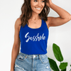 Sasshole® Signature Women's Tank Top - Boldly Simple, Simply Bold - Funny Graphic Tee by Sasshole® Clothing