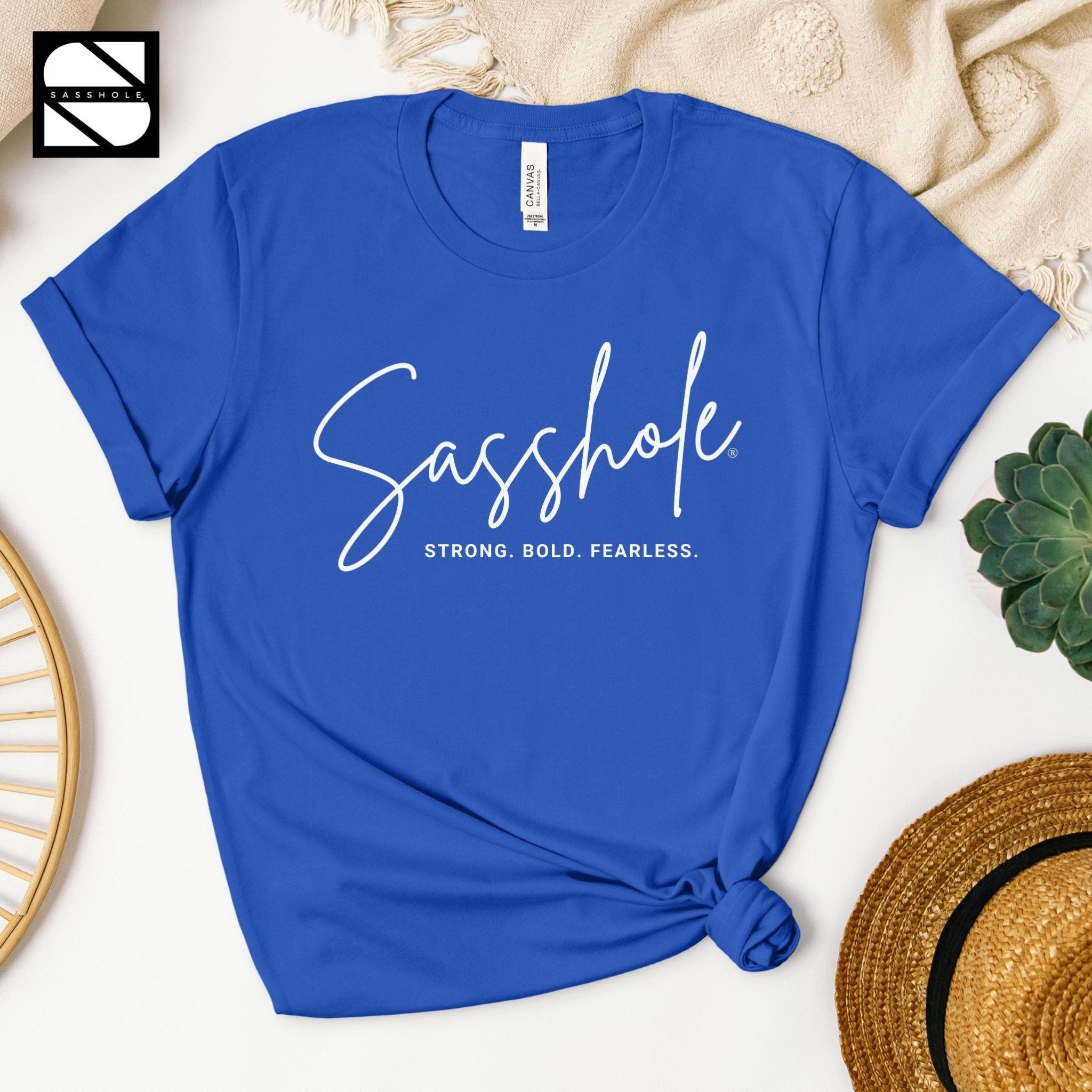Image of Sassy and Confident: Our Women's Sasshole® T-Shirt - Funny Graphic Tee by Sasshole® Clothing