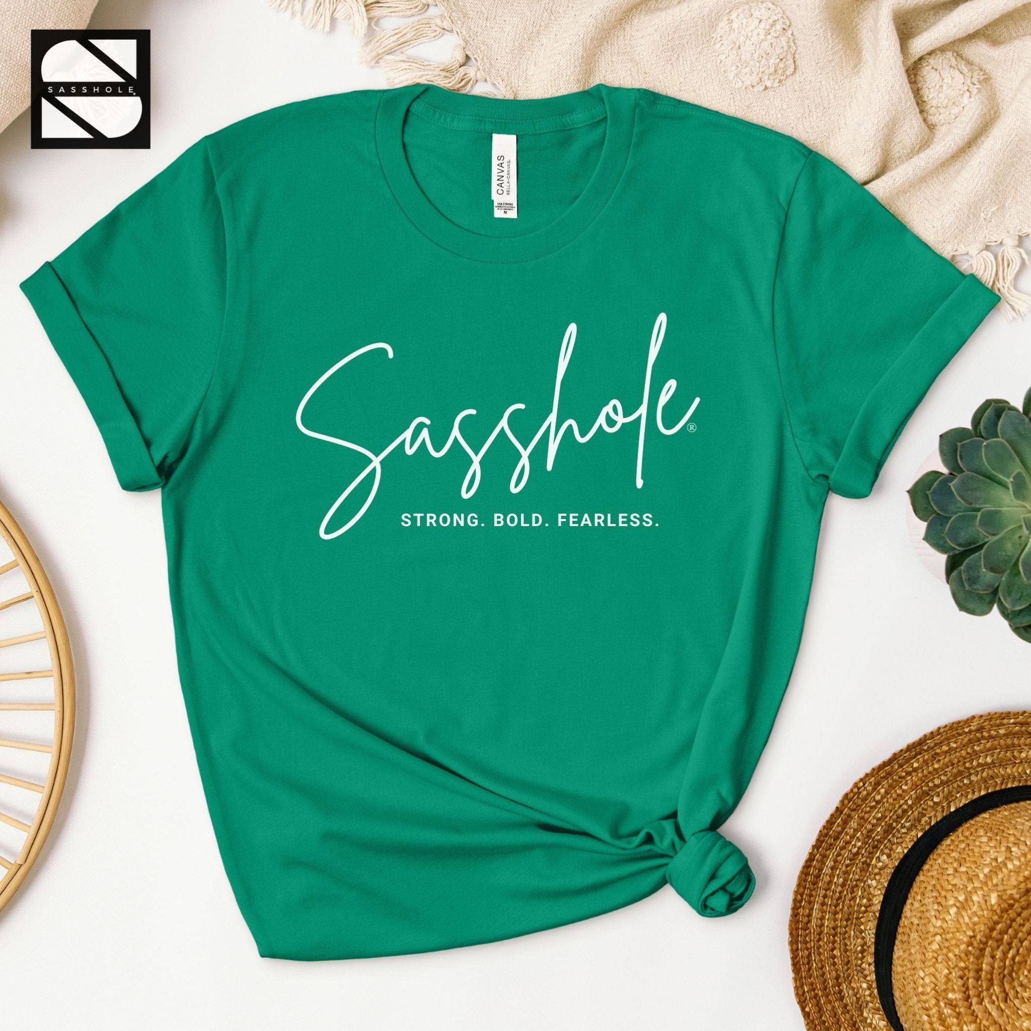Image of Sassy and Confident: Our Women's Sasshole® T-Shirt - Funny Graphic Tee by Sasshole® Clothing