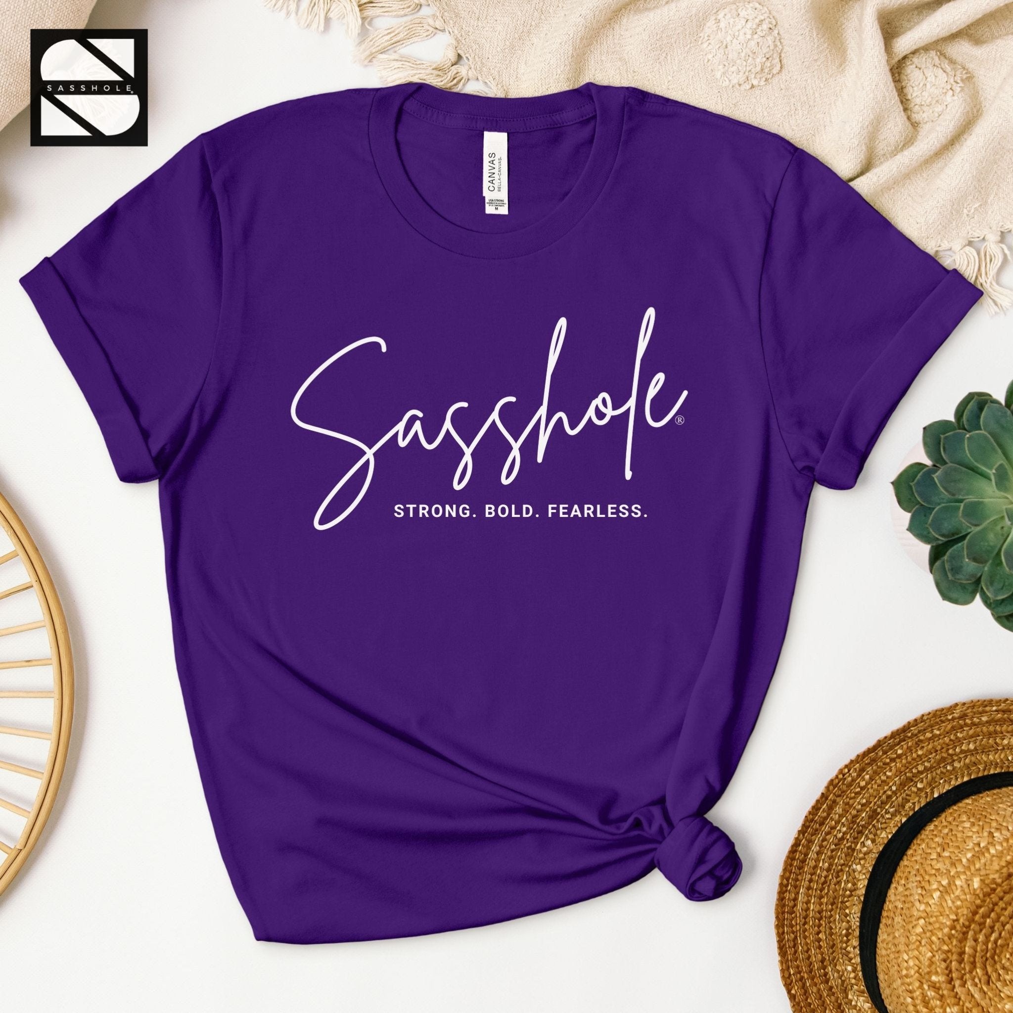 Image of Sassy and Confident: Our Women's Sasshole® T-Shirt - Funny Graphic Tee by Sasshole® Clothing