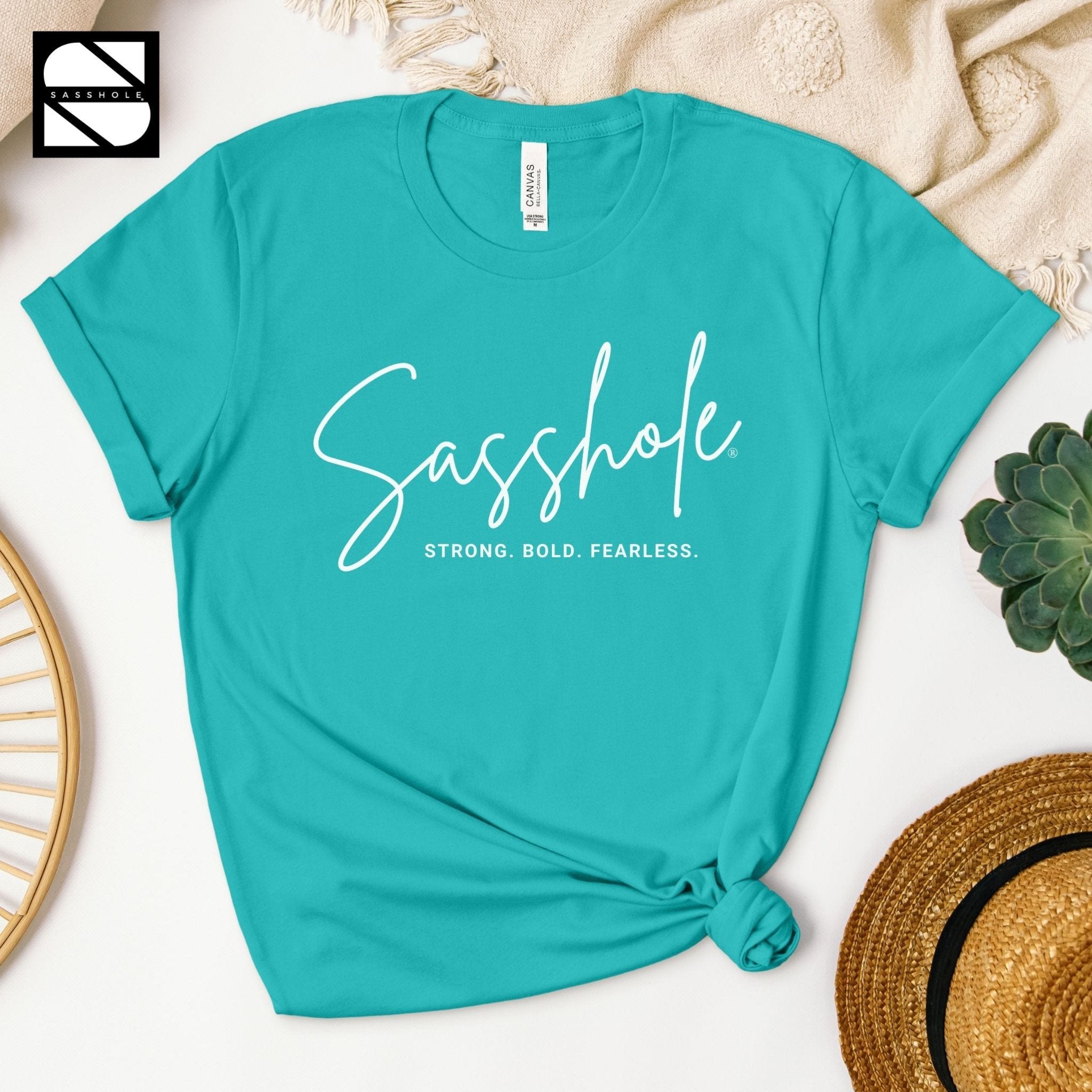 Image of Sassy and Confident: Our Women's Sasshole® T-Shirt - Funny Graphic Tee by Sasshole® Clothing