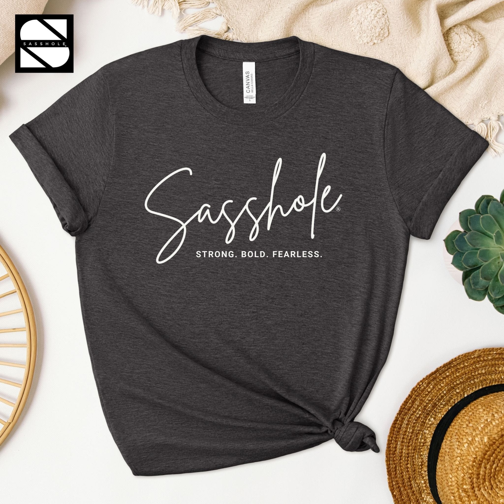 Image of Sassy and Confident: Our Women's Sasshole® T-Shirt - Funny Graphic Tee by Sasshole® Clothing