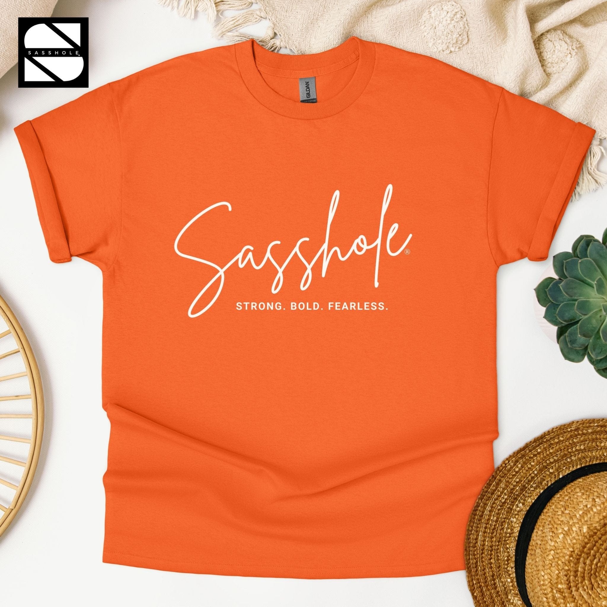 Image of Sassy and Confident: Our Women's Sasshole® T-Shirt - Funny Graphic Tee by Sasshole® Clothing