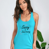 Sassy & Smartassy®: Floral Edition Women's Tank Top - Funny Graphic Tee by Sasshole® Clothing