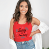 Sassy & Smartassy®: Floral Edition Women's Tank Top - Funny Graphic Tee by Sasshole® Clothing