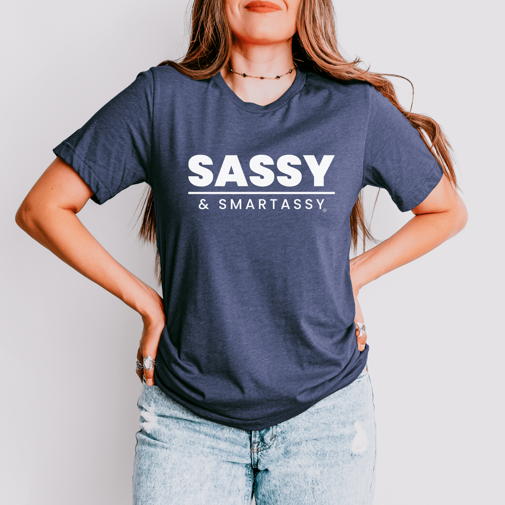 Image of Sassy & Smartassy®: The Perfect Tee for Bold Women - Funny Graphic Tee by Sasshole® Clothing
