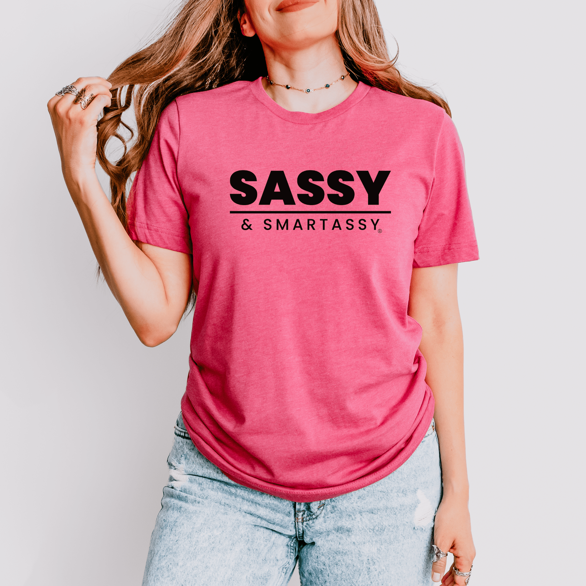 Image of Sassy & Smartassy®: The Perfect Tee for Bold Women - Funny Graphic Tee by Sasshole® Clothing