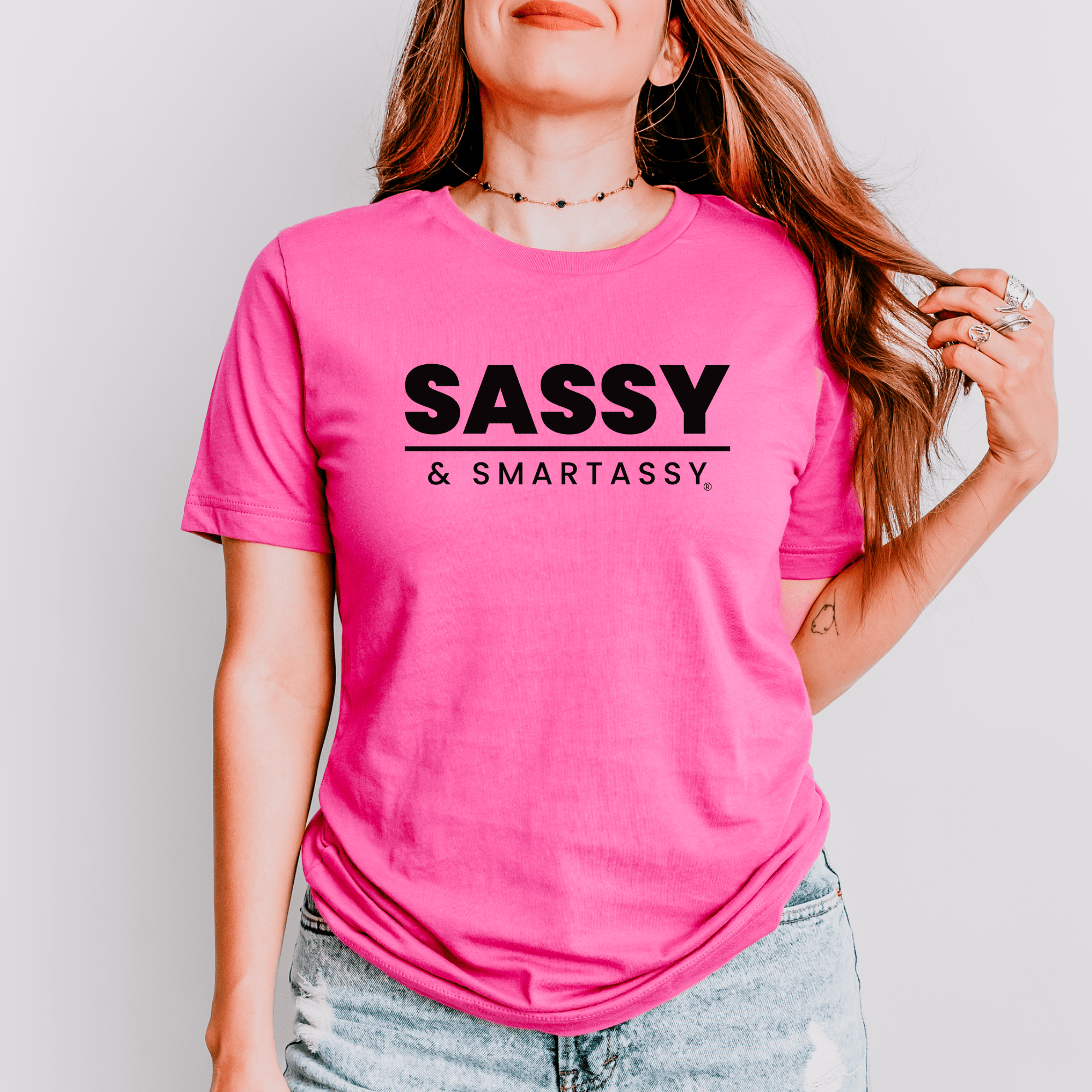 Image of Sassy & Smartassy®: The Perfect Tee for Bold Women - Funny Graphic Tee by Sasshole® Clothing