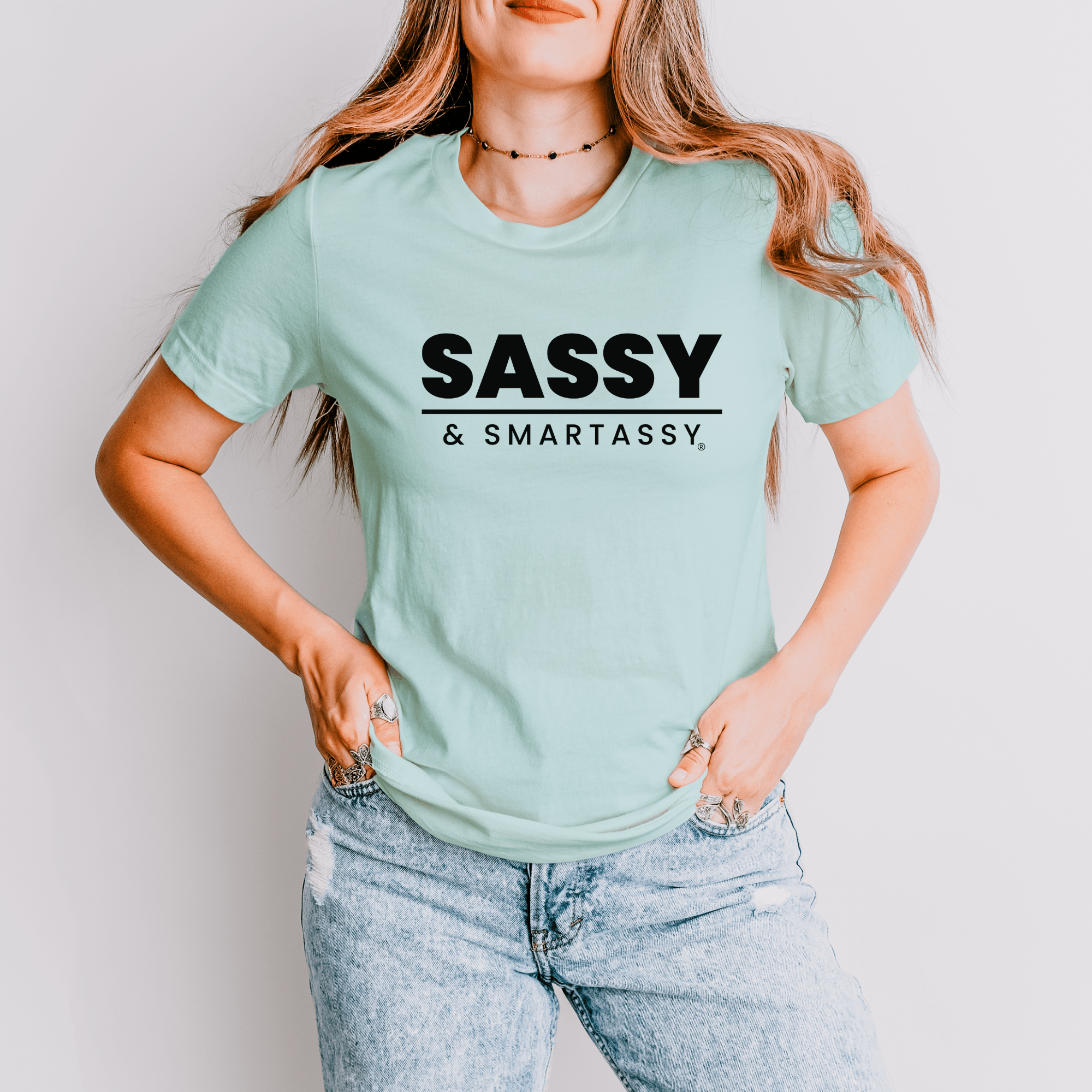 Image of Sassy & Smartassy®: The Perfect Tee for Bold Women - Funny Graphic Tee by Sasshole® Clothing