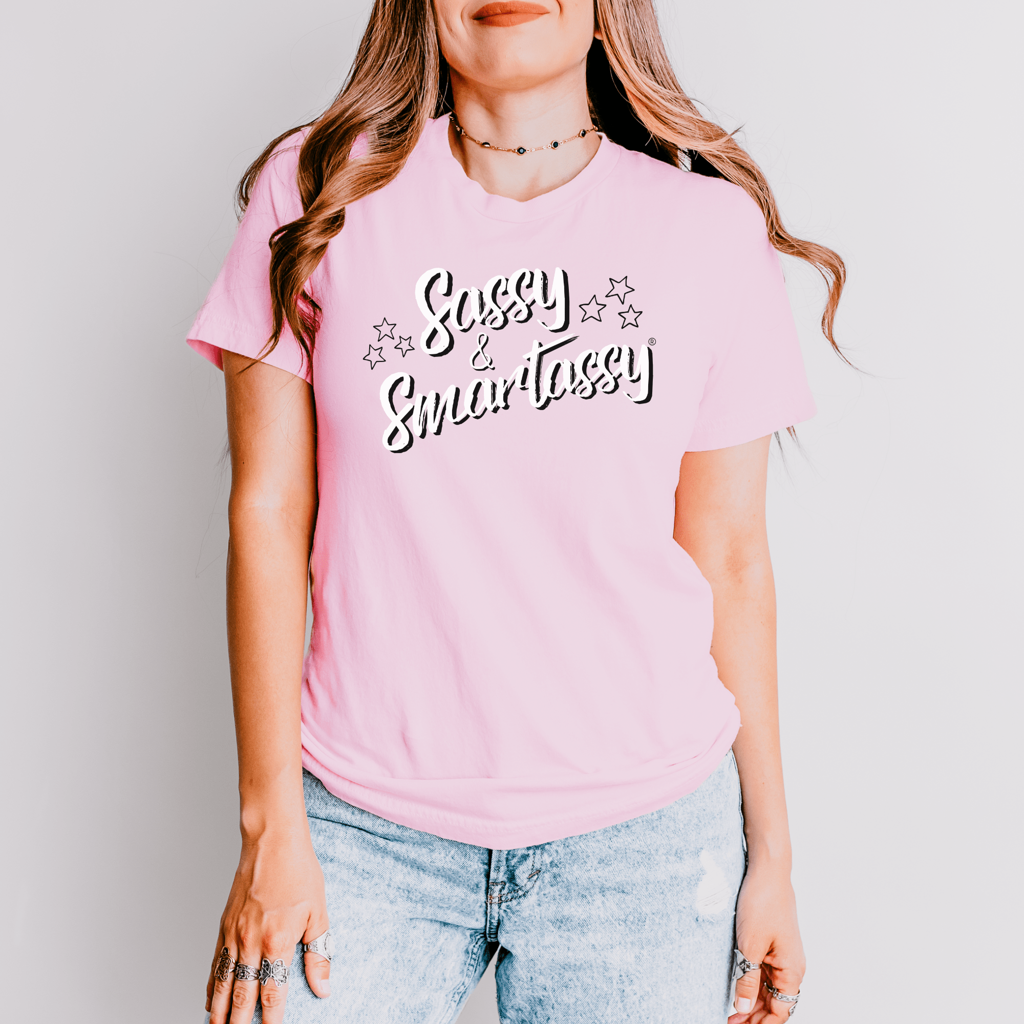 Image of Sassy & Smartassy® Women's T-shirt - Rock Your Sass - Funny Graphic Tee by Sasshole® Clothing