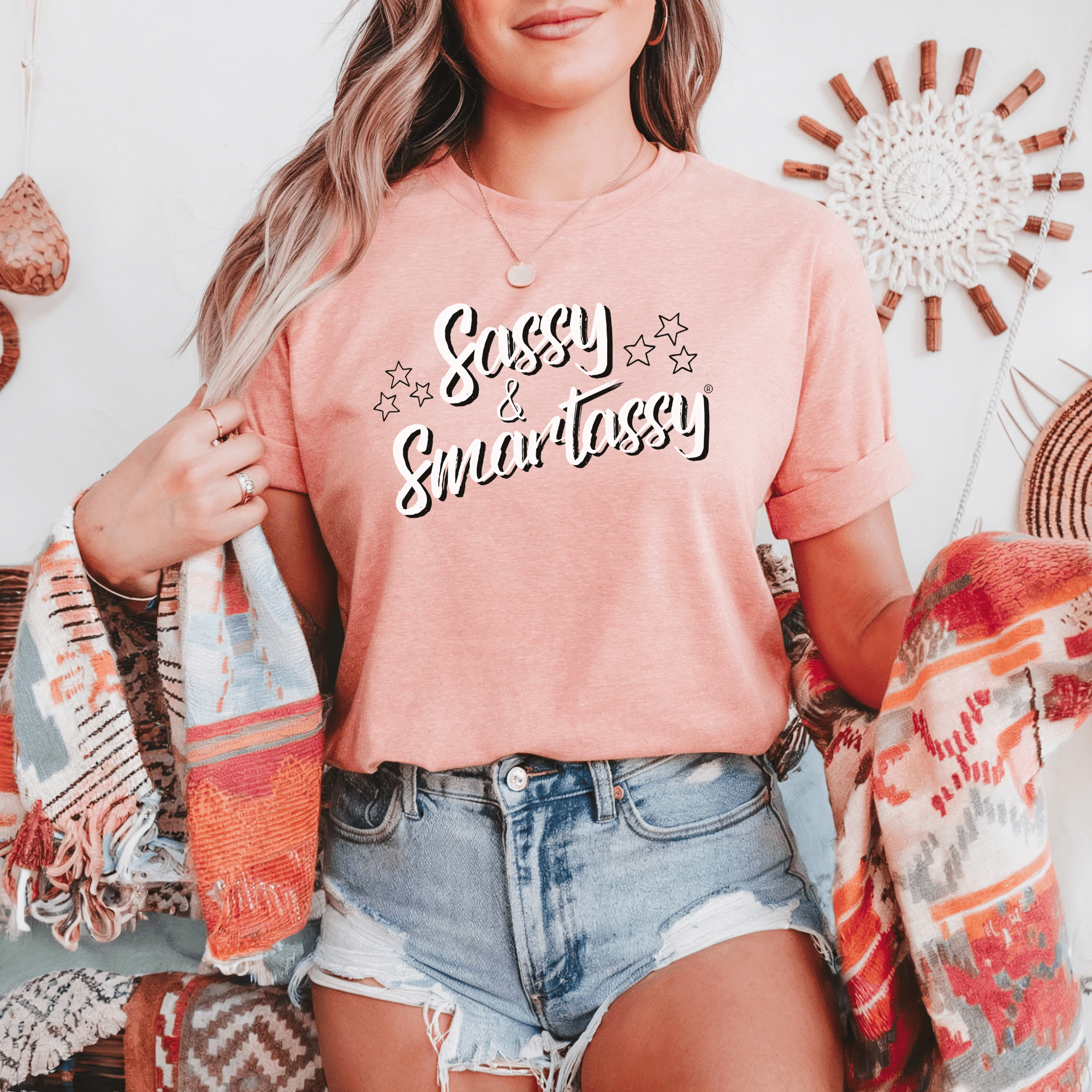 Image of Sassy & Smartassy® Women's T-shirt - Rock Your Sass - Funny Graphic Tee by Sasshole® Clothing