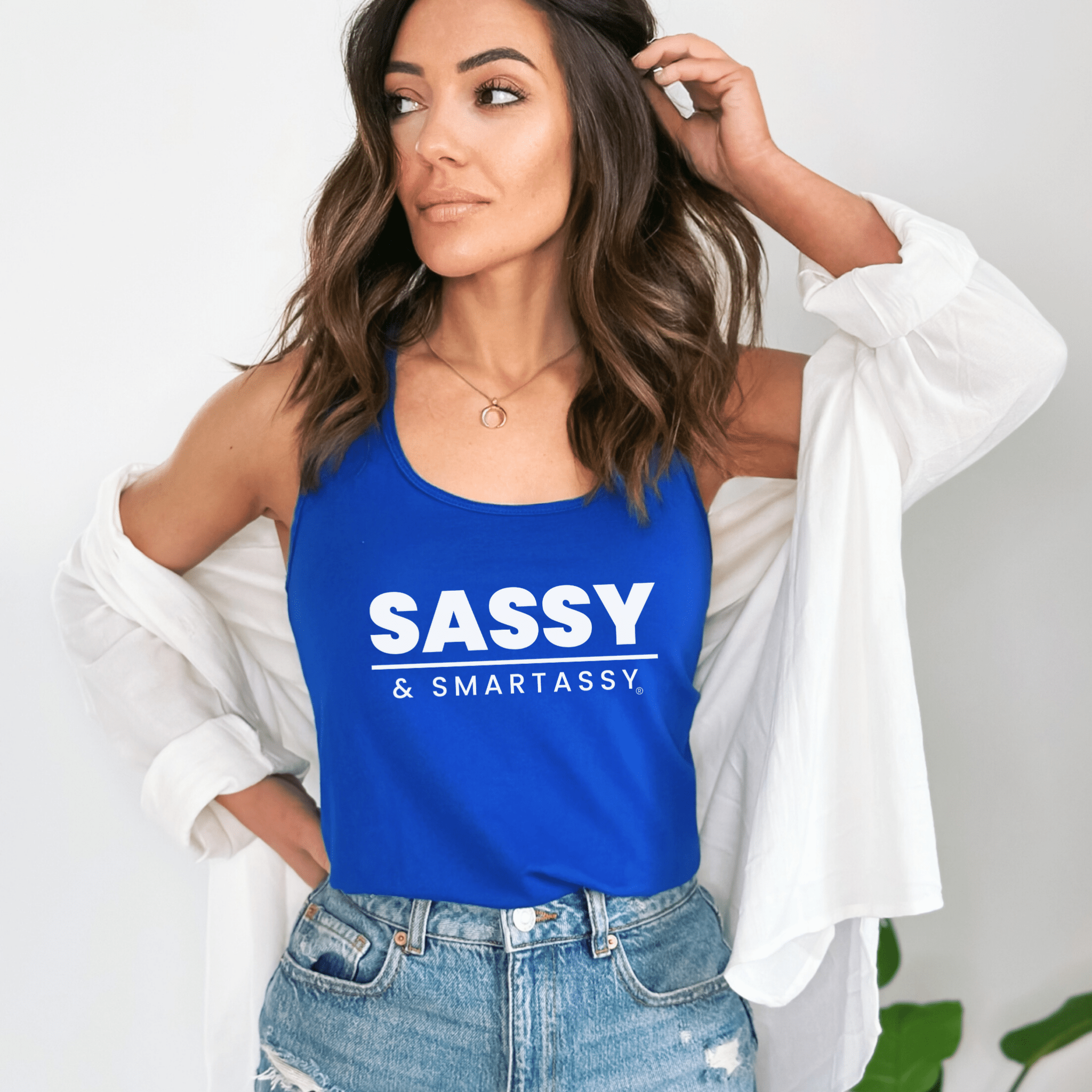 Image of Sassy & Smartassy® Women's Tank Top - Unapologetically Fierce - Funny Graphic Tee by Sasshole® Clothing