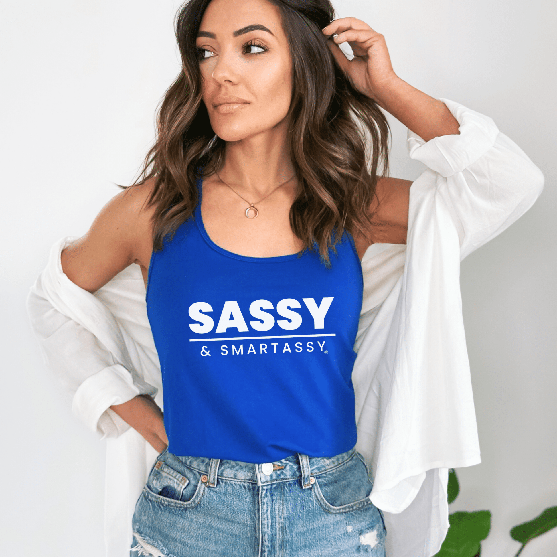 Sassy & Smartassy® Women's Tank Top - Unapologetically Fierce - Funny Graphic Tee by Sasshole® Clothing