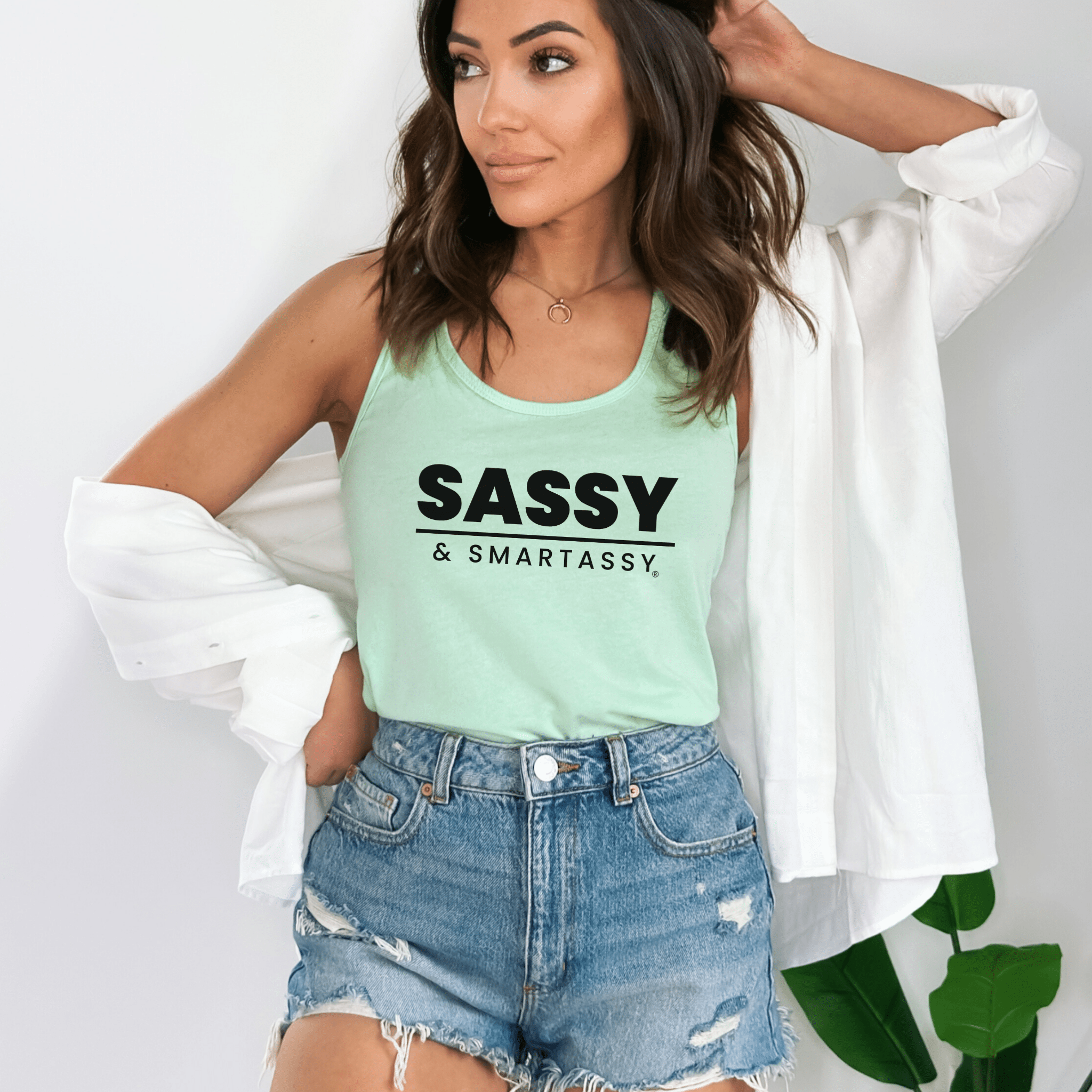 Image of Sassy & Smartassy® Women's Tank Top - Unapologetically Fierce - Funny Graphic Tee by Sasshole® Clothing