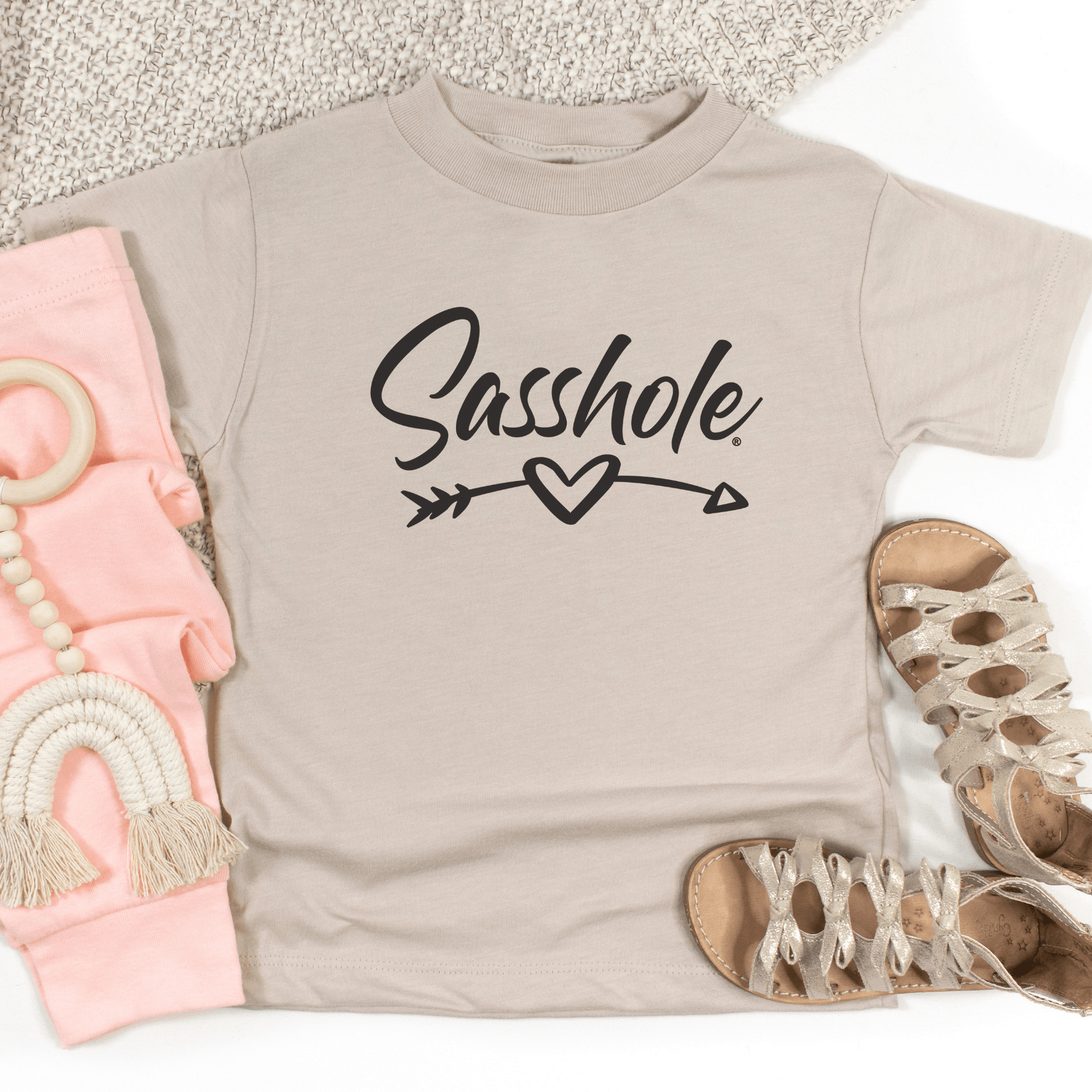 Sassy & Sweet: Toddler Girl's Sasshole® - Inspired Shirt - Funny Graphic Tee by Sasshole® Clothing