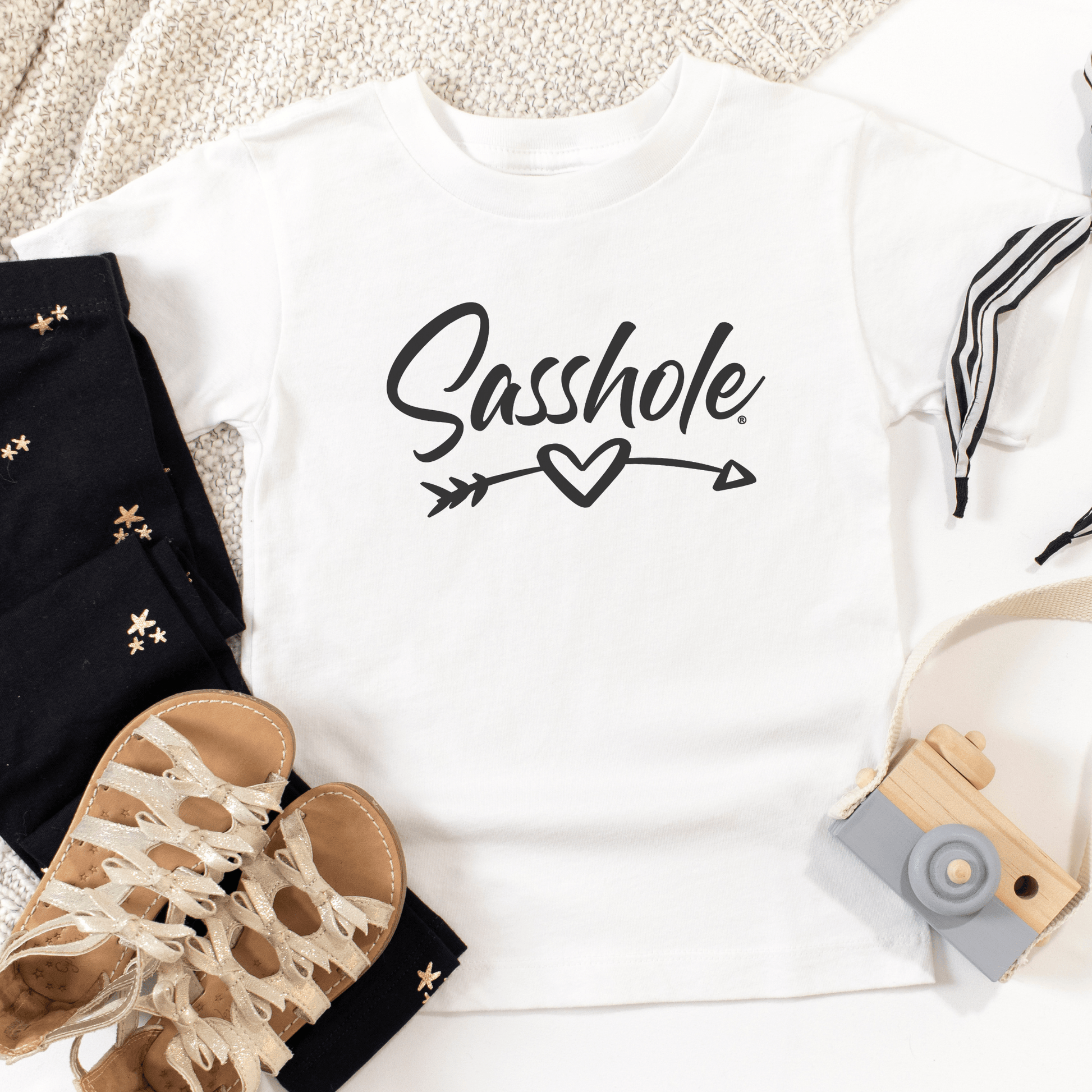 Sassy & Sweet: Toddler Girl's Sasshole® - Inspired Shirt - Funny Graphic Tee by Sasshole® Clothing