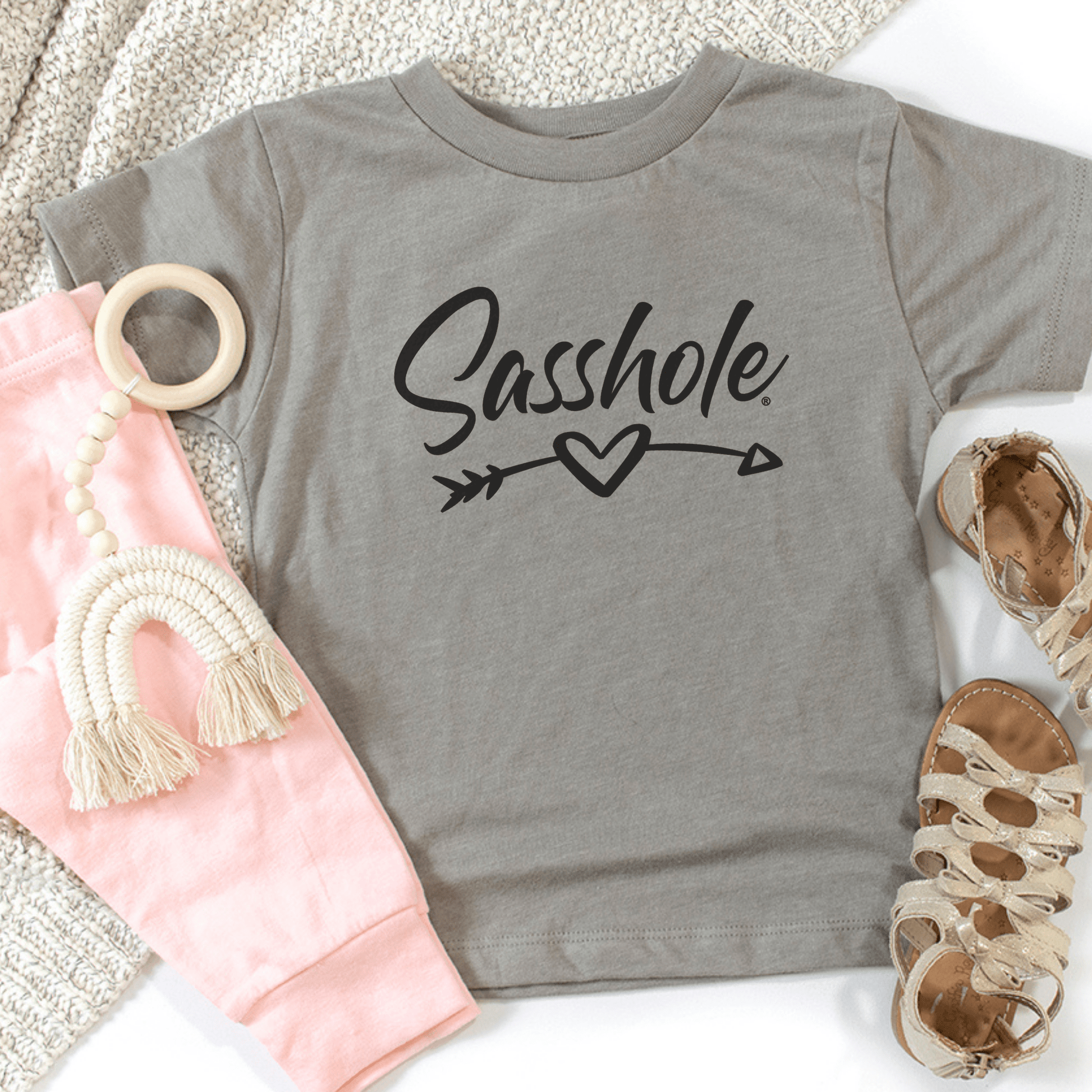 Sassy & Sweet: Toddler Girl's Sasshole® - Inspired Shirt - Funny Graphic Tee by Sasshole® Clothing