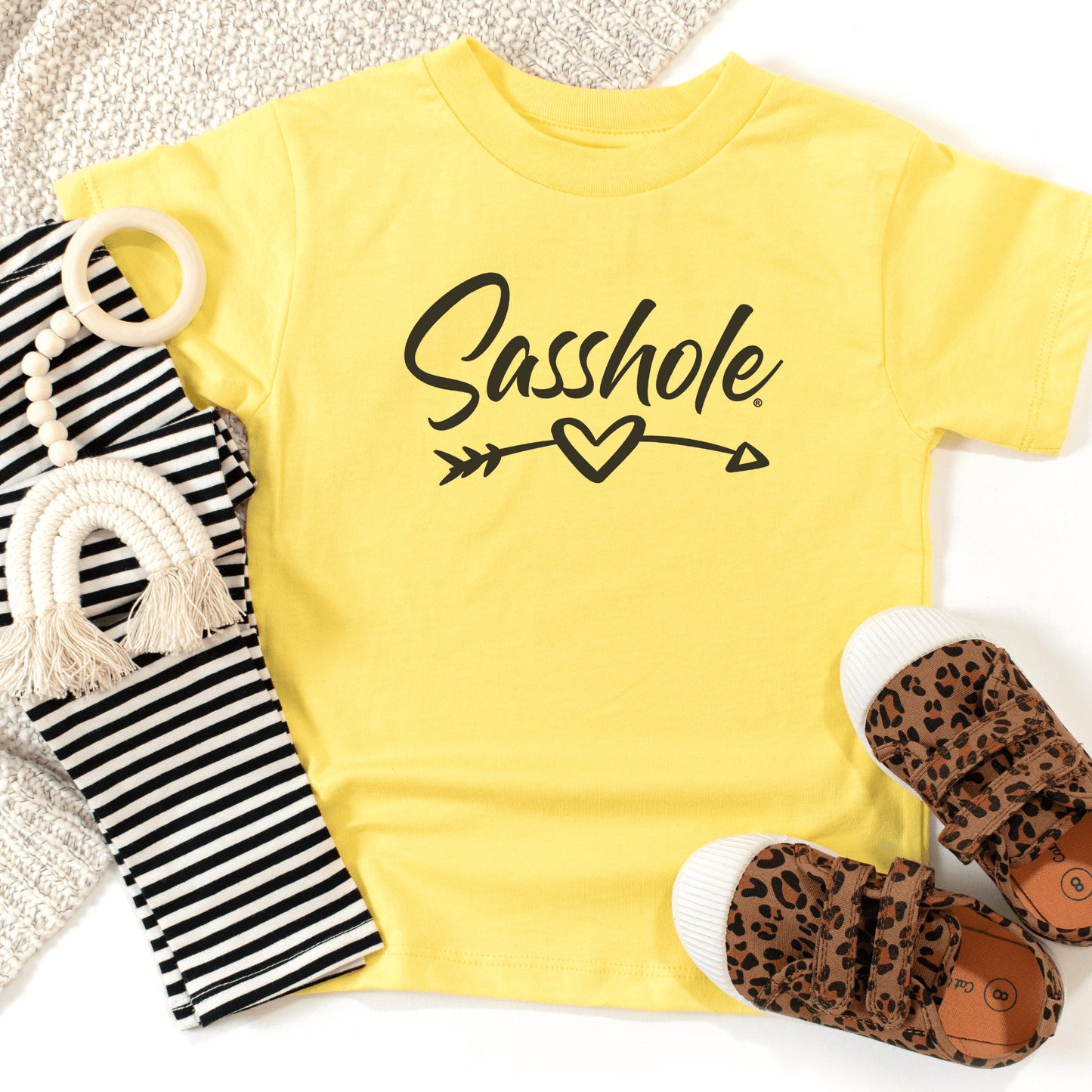Sassy & Sweet: Toddler Girl's Sasshole® - Inspired Shirt - Funny Graphic Tee by Sasshole® Clothing