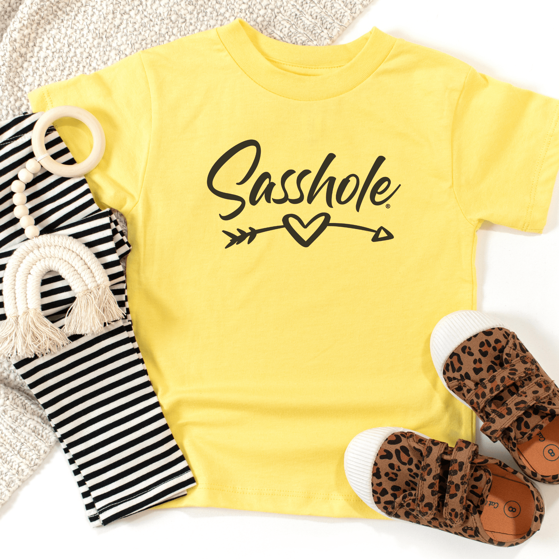Sassy & Sweet: Toddler Girl's Sasshole® - Inspired Shirt - Funny Graphic Tee by Sasshole® Clothing
