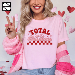 Image of Sassy Sweetheart: Total Sasshole® Valentines Day Women's Tshirt - Funny Graphic Tee by Sasshole® Clothing