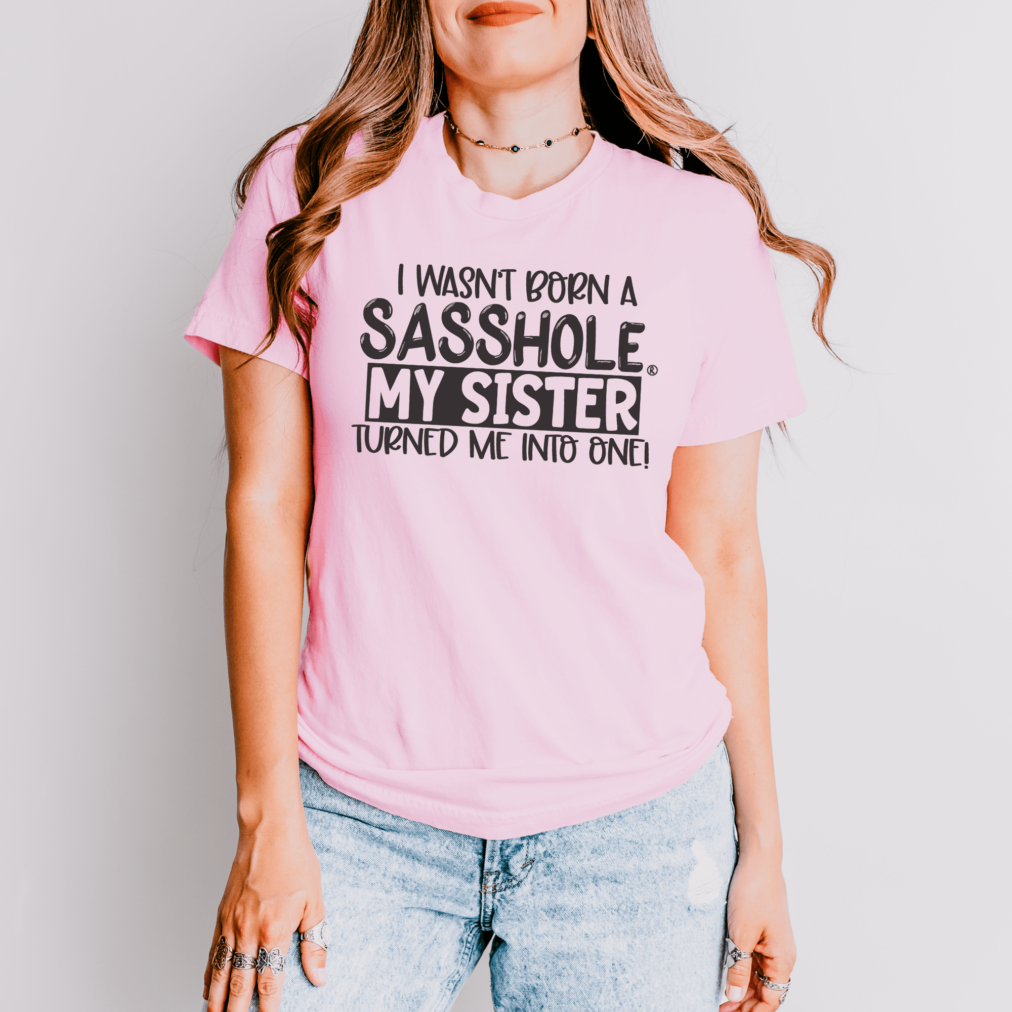 Image of Sisterhood of Sass: Sasshole® Women's T-shirts - Funny Graphic Tee by Sasshole® Clothing