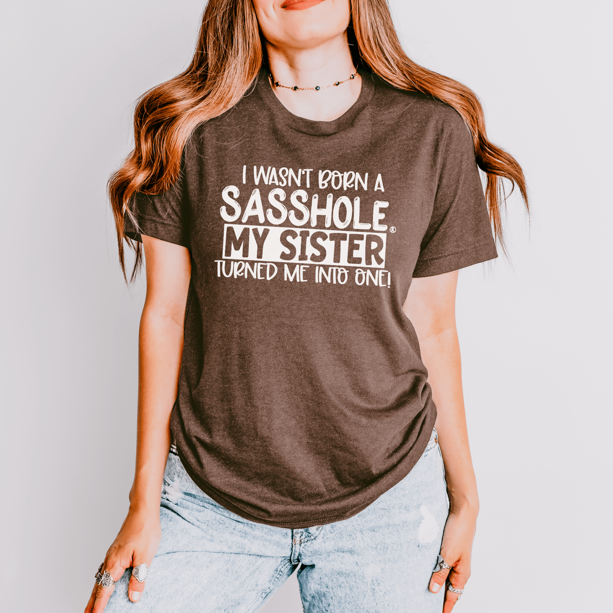 Image of Sisterhood of Sass: Sasshole® Women's T-shirts - Funny Graphic Tee by Sasshole® Clothing