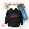 Sparkle in Style: Little Sasshole™ Cute Toddler Hoodie - Funny Graphic Tee by Sasshole® Clothing