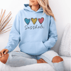 Three Hearts - One Attitude: Sasshole® Women's Hoodie - Funny Graphic Tee by Sasshole® Clothing