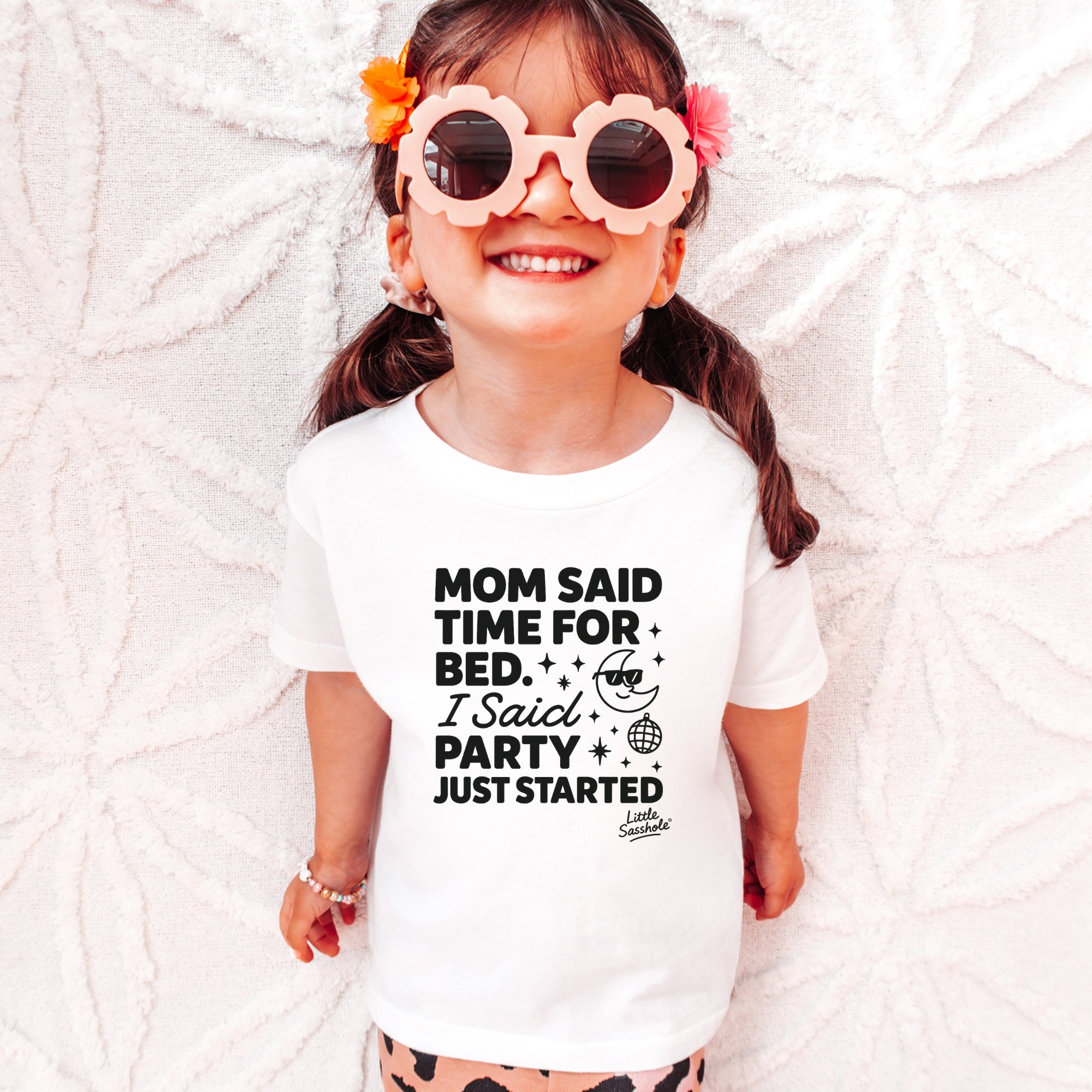 Image of Time for Bed? LOL! Toddler Party Shirt | Funny Bedtime Graphic Tee | Little Sasshole Kids Humor Tee | Funny Toddler Shirt | Kids Graphic Tee - Funny Graphic Tee by Sasshole® Clothing