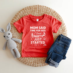 Image of Time for Bed? LOL! Toddler Party Shirt | Funny Bedtime Graphic Tee | Little Sasshole Kids Humor Tee | Funny Toddler Shirt | Kids Graphic Tee - Funny Graphic Tee by Sasshole® Clothing