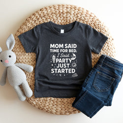 Image of Time for Bed? LOL! Toddler Party Shirt | Funny Bedtime Graphic Tee | Little Sasshole Kids Humor Tee | Funny Toddler Shirt | Kids Graphic Tee - Funny Graphic Tee by Sasshole® Clothing
