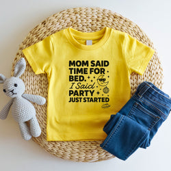 Image of Time for Bed? LOL! Toddler Party Shirt | Funny Bedtime Graphic Tee | Little Sasshole Kids Humor Tee | Funny Toddler Shirt | Kids Graphic Tee - Funny Graphic Tee by Sasshole® Clothing