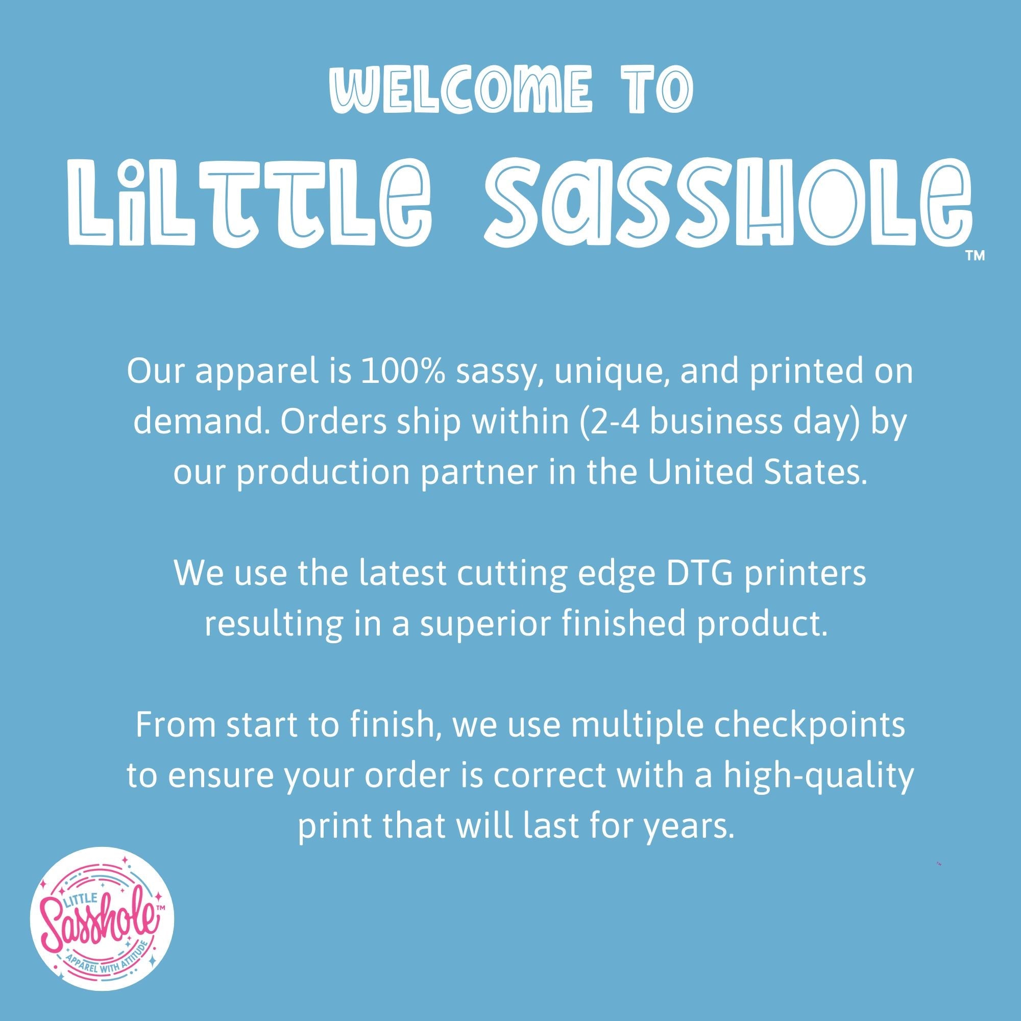 Image of Tiny Trendsetters: Little Sasshole™ Baby Onesie® - Funny Graphic Tee by Sasshole® Clothing