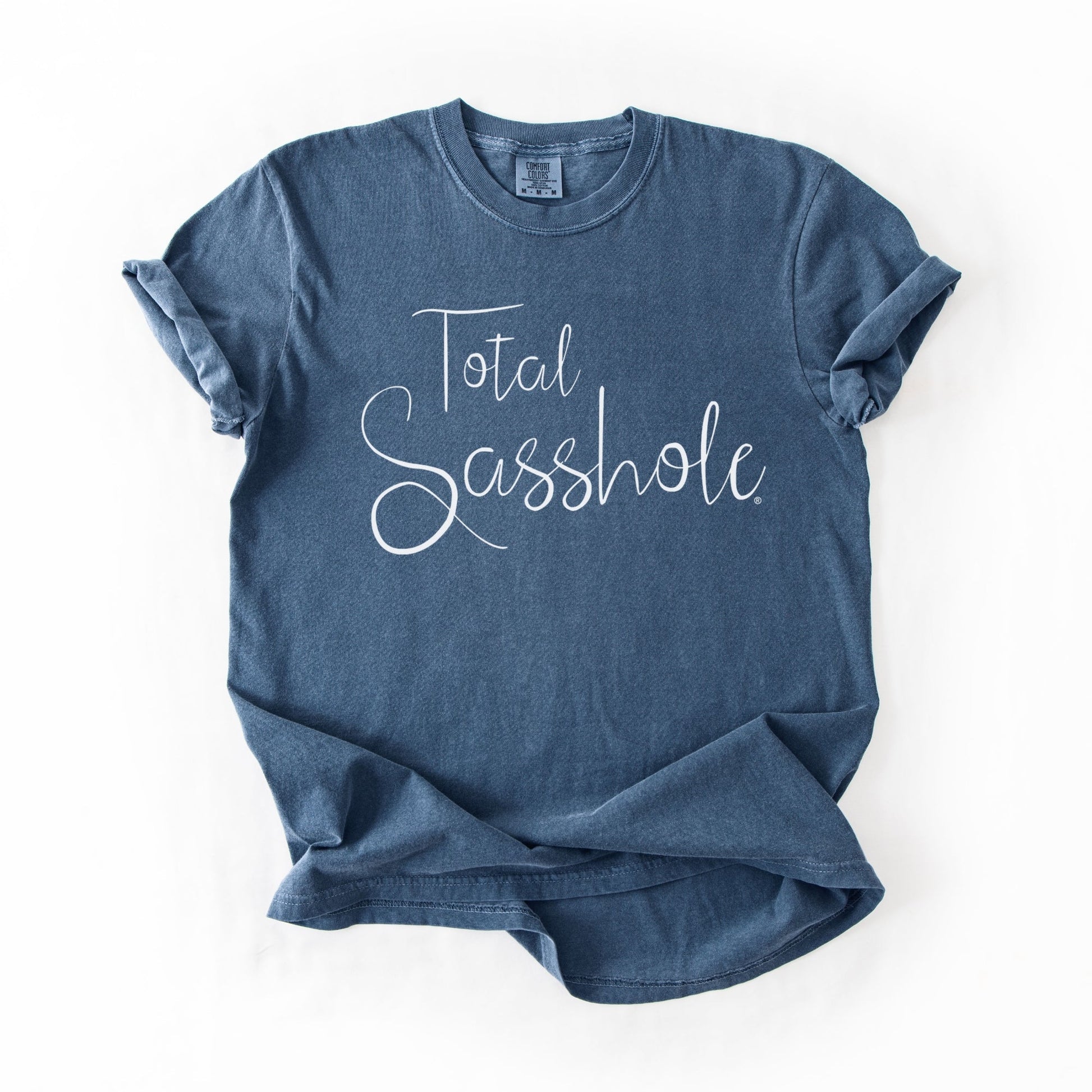 Total Sasshole® T-Shirt – Funny, Feminine, and Fierce Graphic Tee – Comfort Color Statement Shirt for Women - Funny Graphic Tee by Sasshole® Clothing