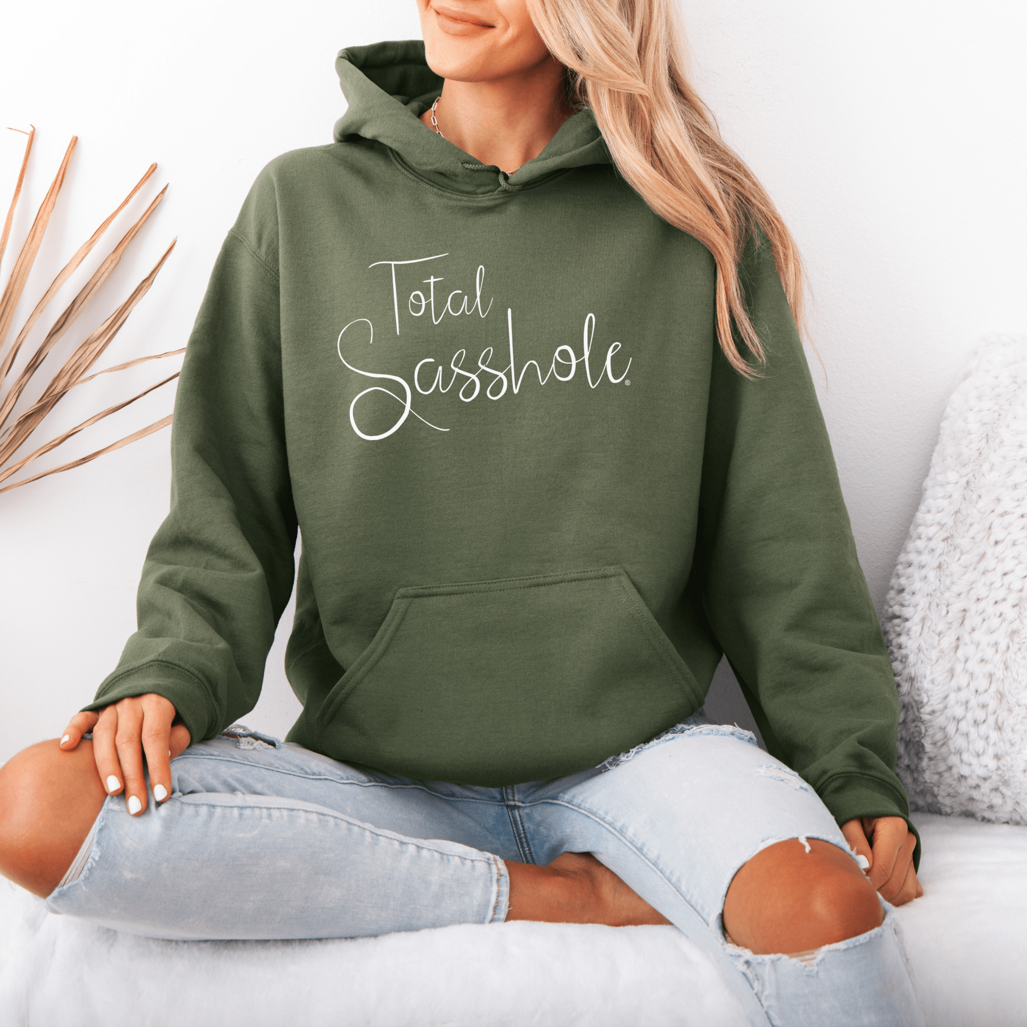 Image of Total Sasshole® Women's Hoodie - Bold & Cozy - Funny Graphic Tee by Sasshole® Clothing