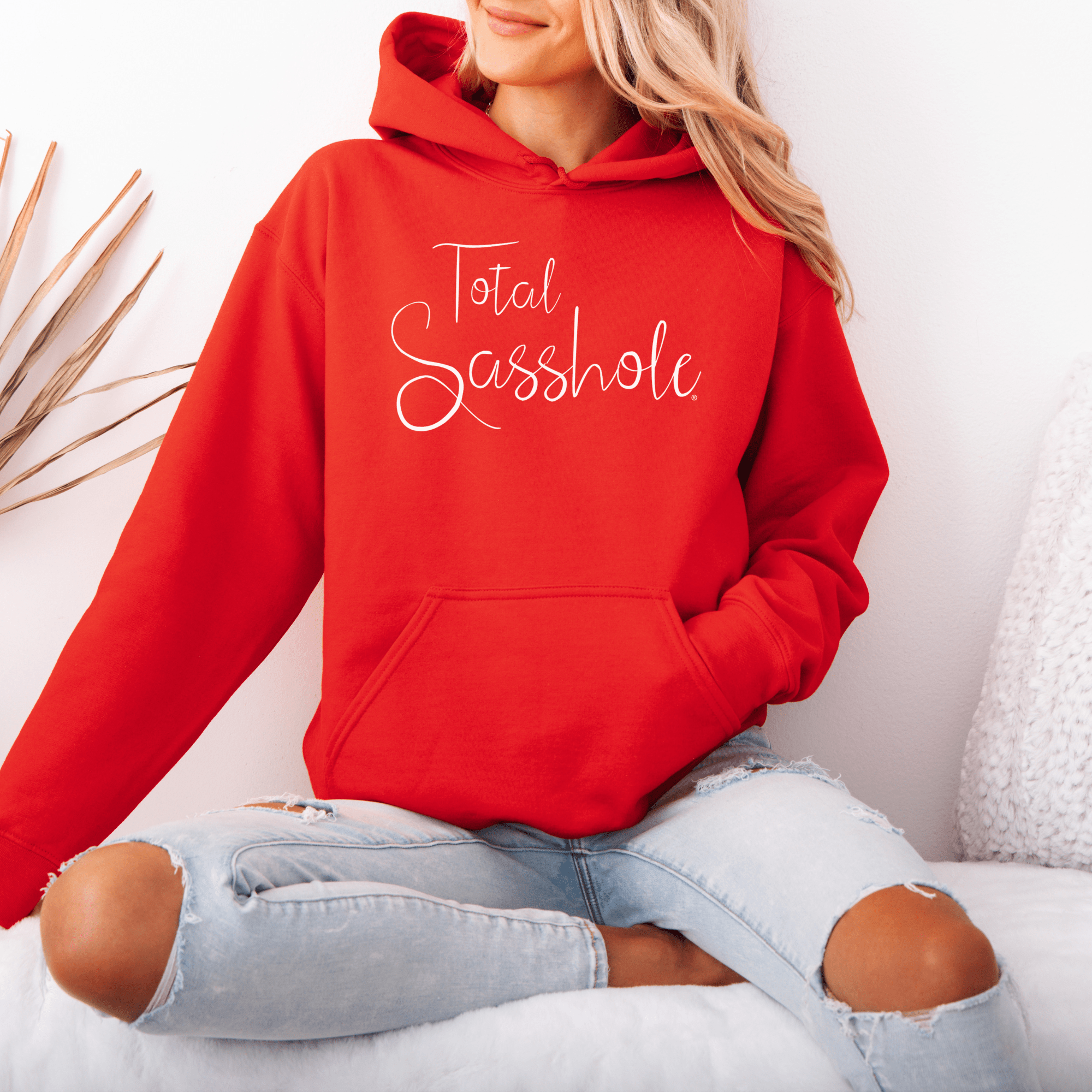 Image of Total Sasshole® Women's Hoodie - Bold & Cozy - Funny Graphic Tee by Sasshole® Clothing