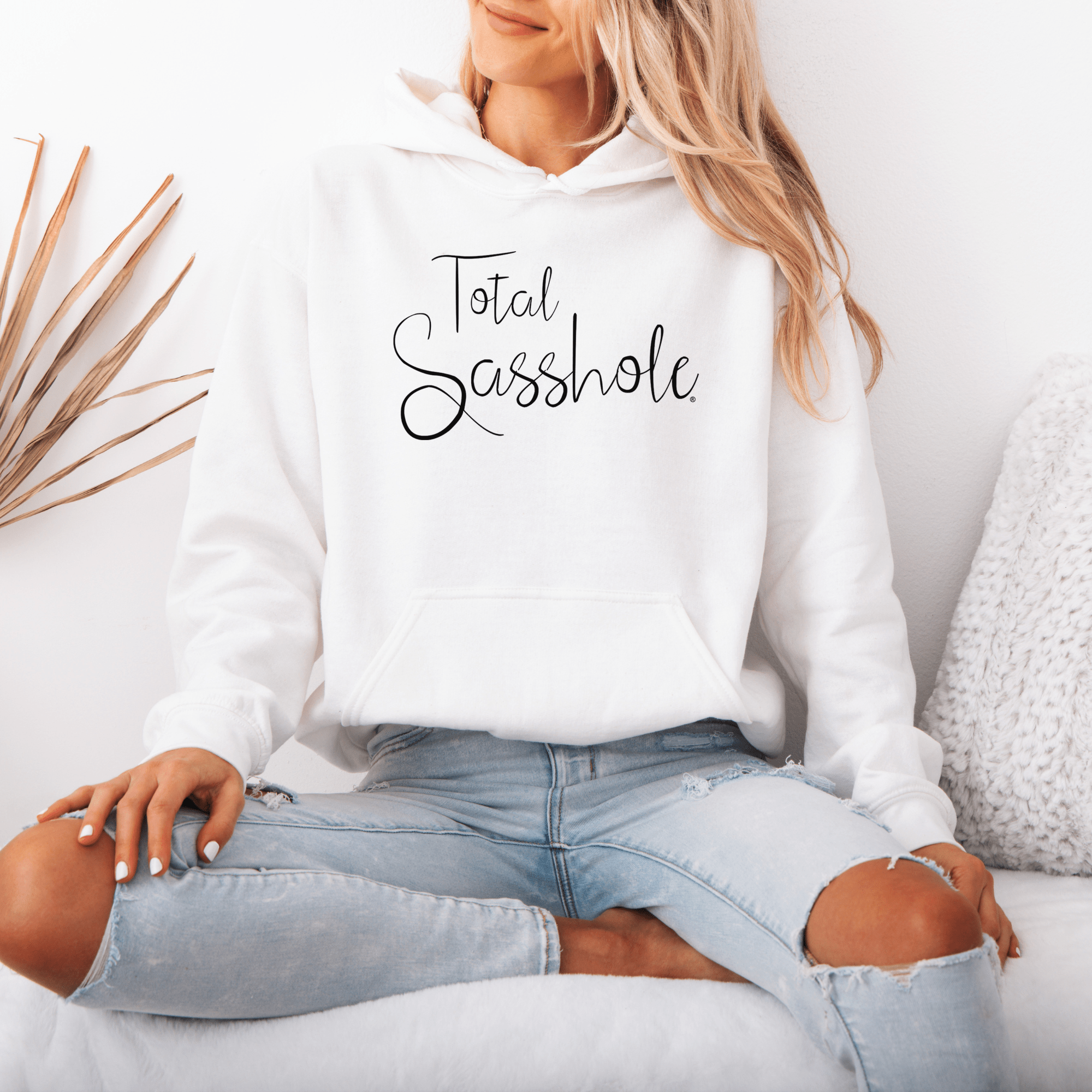 Image of Total Sasshole® Women's Hoodie - Bold & Cozy - Funny Graphic Tee by Sasshole® Clothing